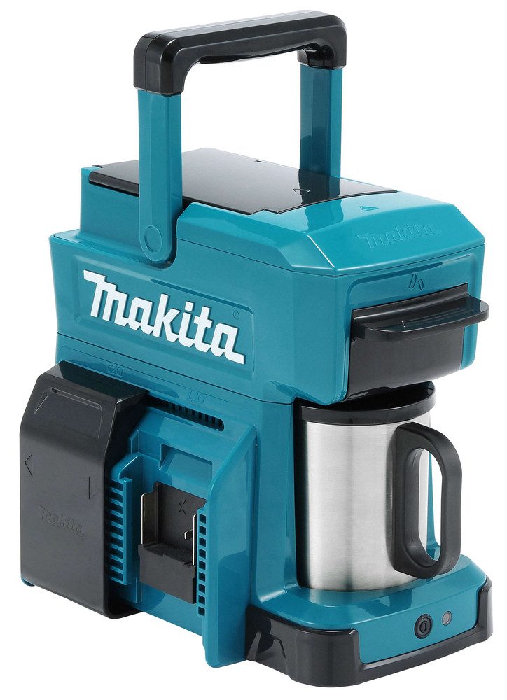 Makita Reisekaffeemaschine DCM501, mit Akku 5 Ah und Ladegerät DC18SD