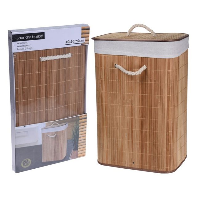 Bathroom Solutions Wäschekorb “Faltbarer Wäschekorb Bambus” (1 St)