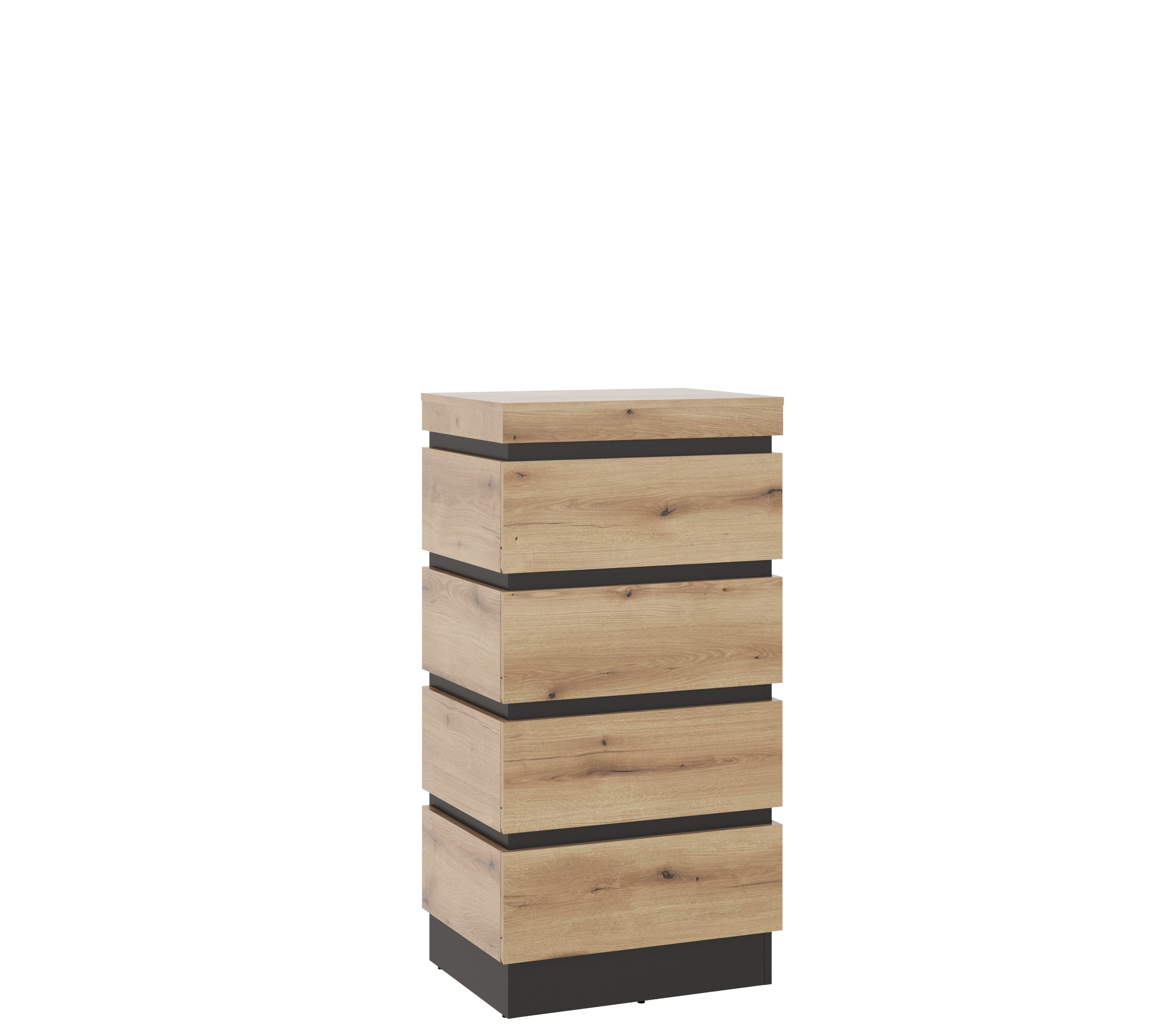 freiraum Schubkastenkommode CORTE, in Coast Evoke Eiche Dekor - 60x115,3x45cm (BxHxT)