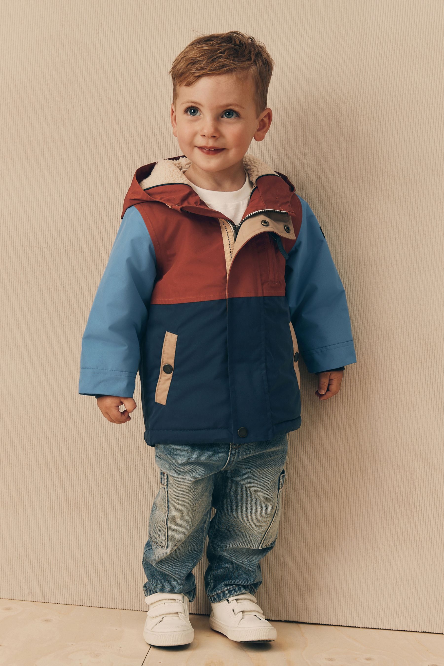 Next Funktionsmantel Wasserdichter Parkamantel mit Borgfutter (1-tlg)