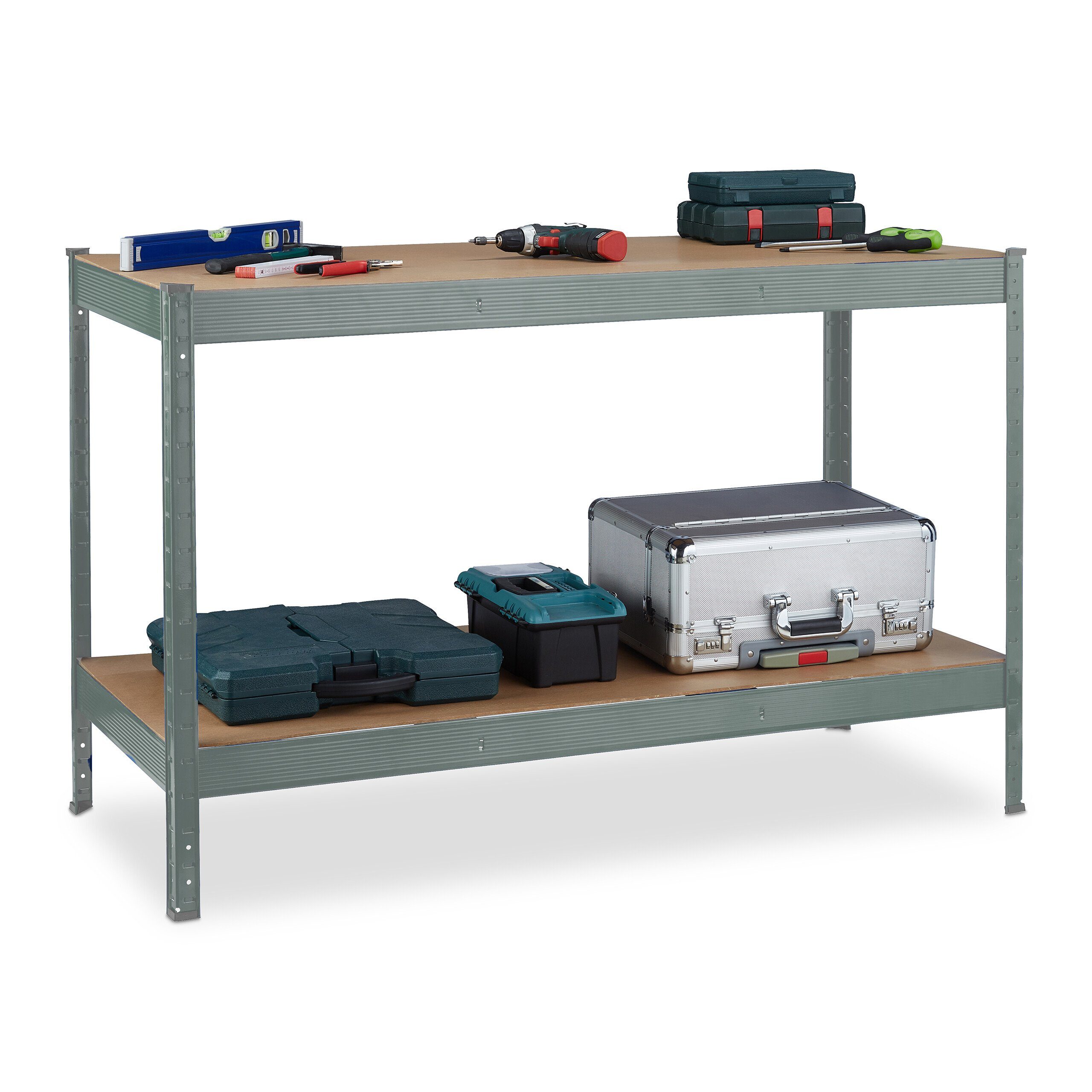 relaxdays Werkbank für Werkstatt