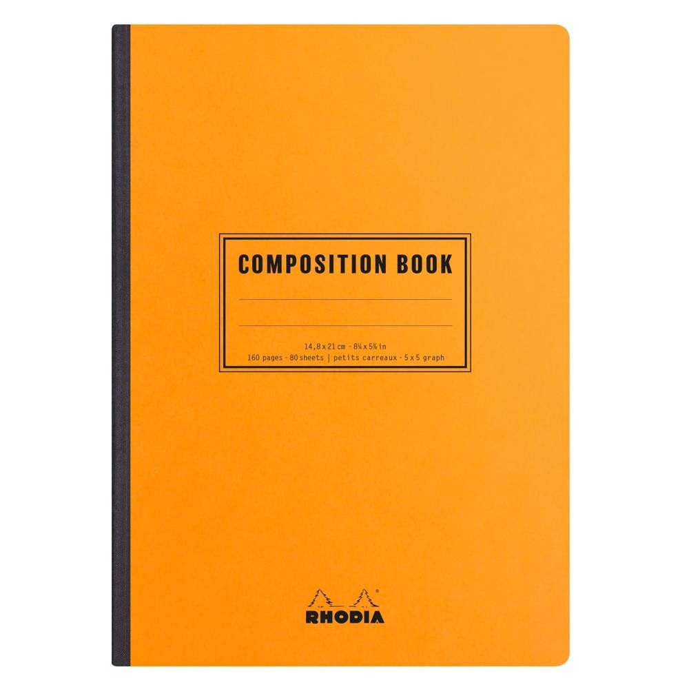 Rhodia Notizbuch Rhodia Rhodia Book A5 kariert orange