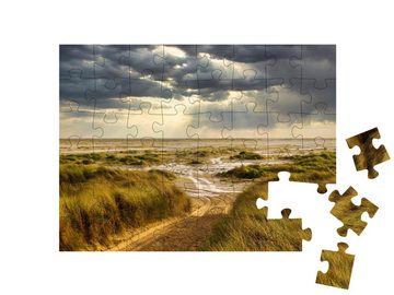 puzzleYOU Puzzle Dünen am Strand von Amrum, Deutschland, 48 Puzzleteile, puzzleYOU-Kollektionen Amrum, Natur, Nordsee