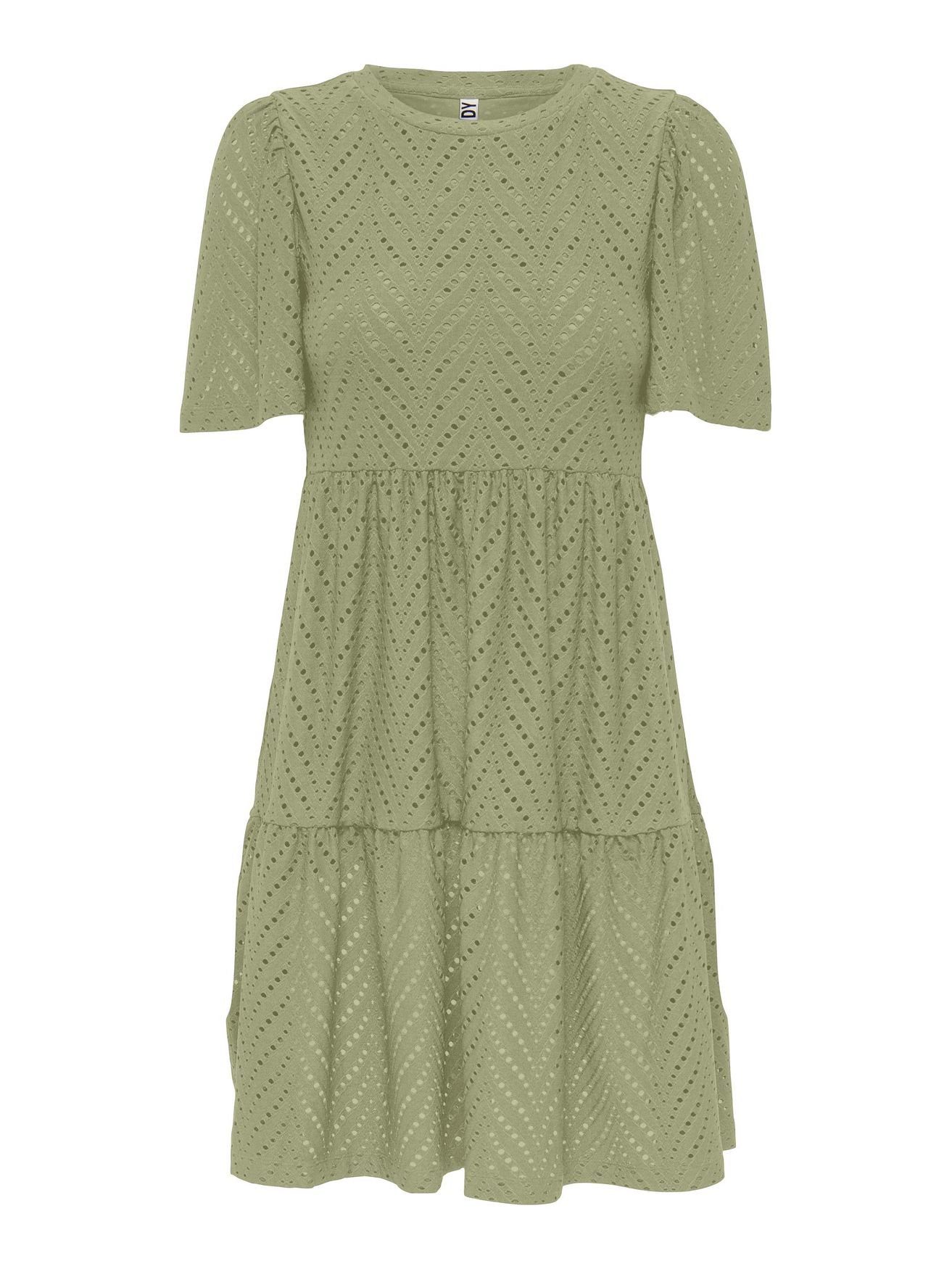 JACQUELINE de YONG Shirtkleid mit Lochstickerei günstig online kaufen
