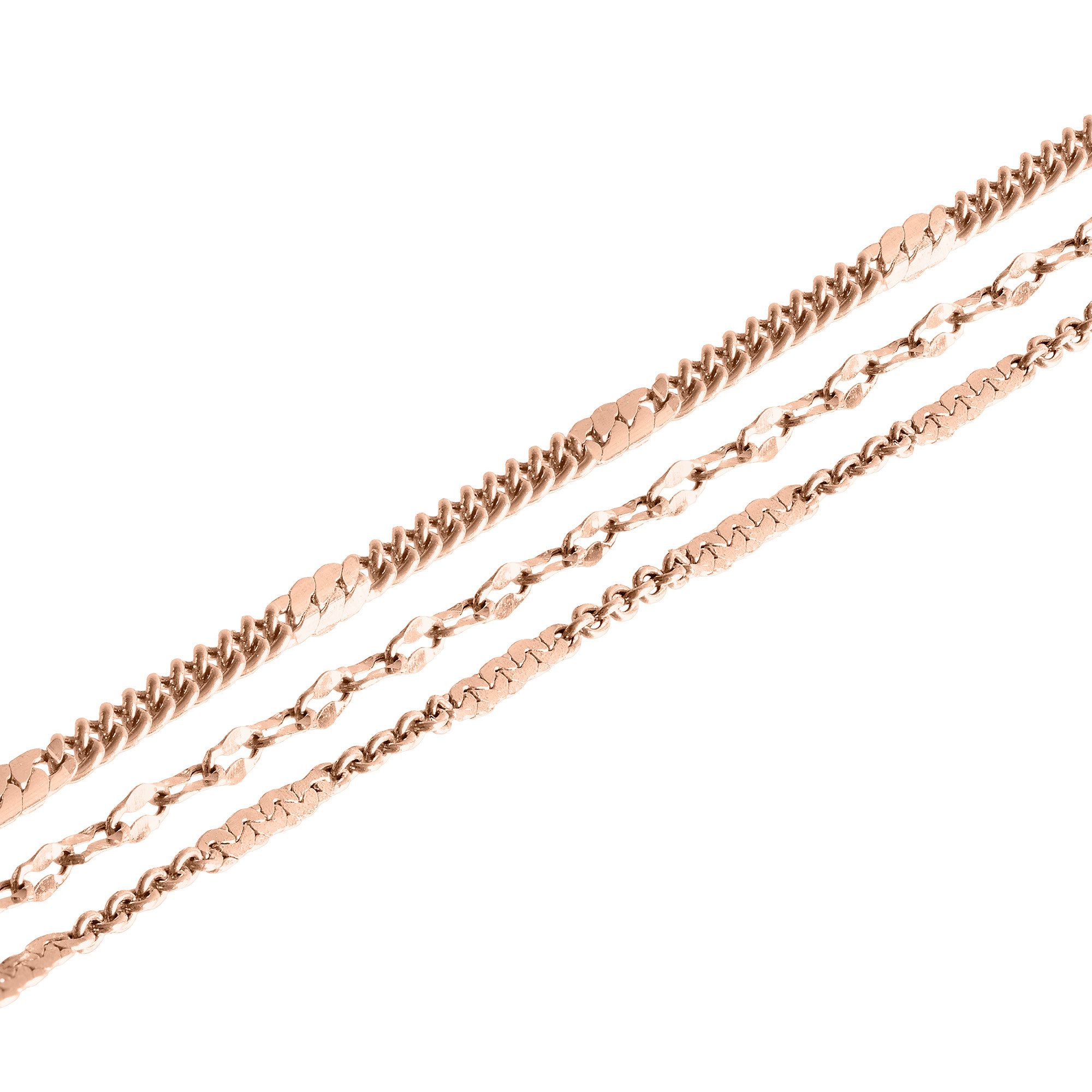 Liebeskind Berlin Fußkette Schmuck Edelstahl Sparkling With Layer günstig online kaufen