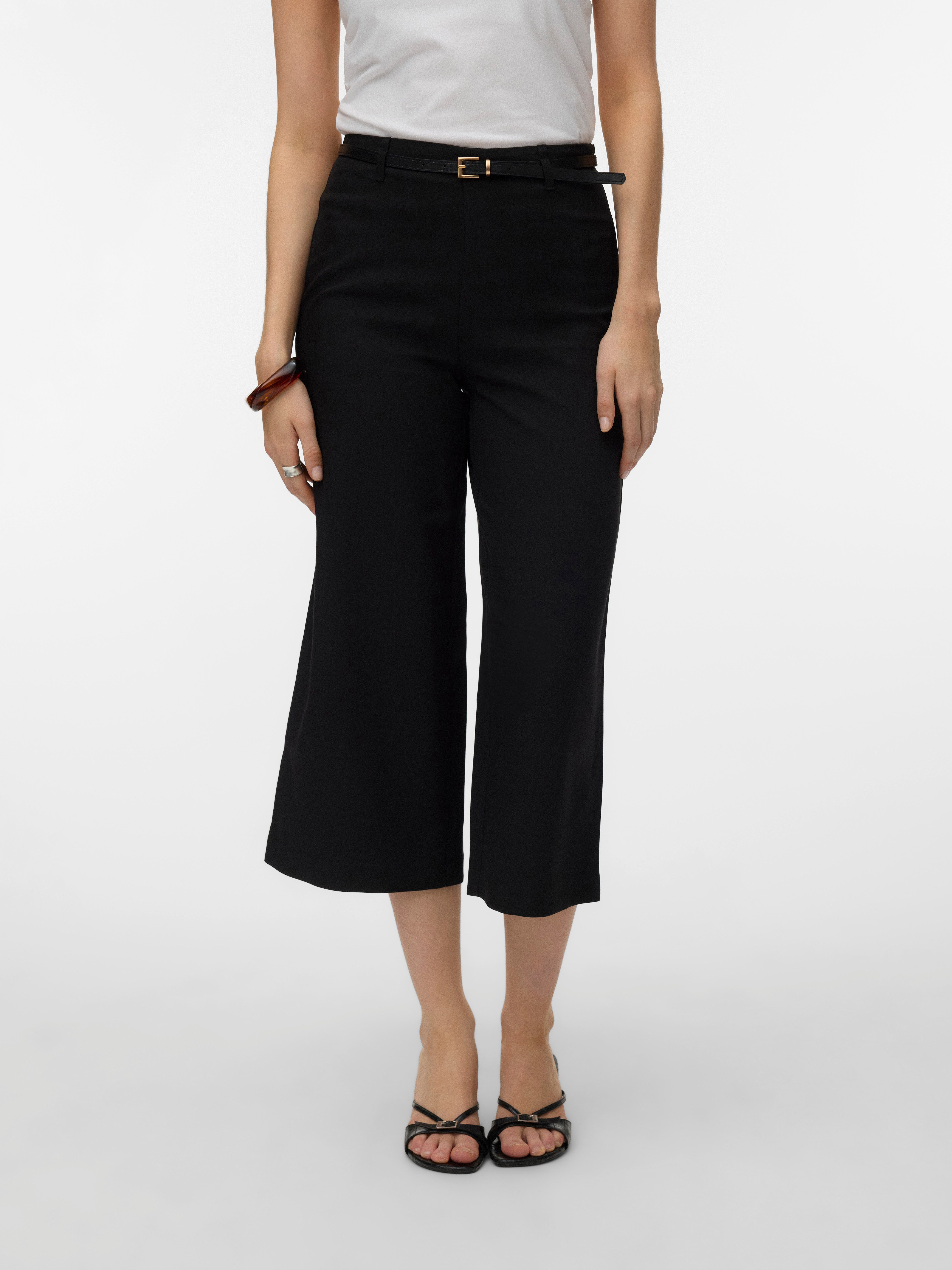 Anzughose VMELMA HW WIDE CULOTTE BELT PANT NOOS