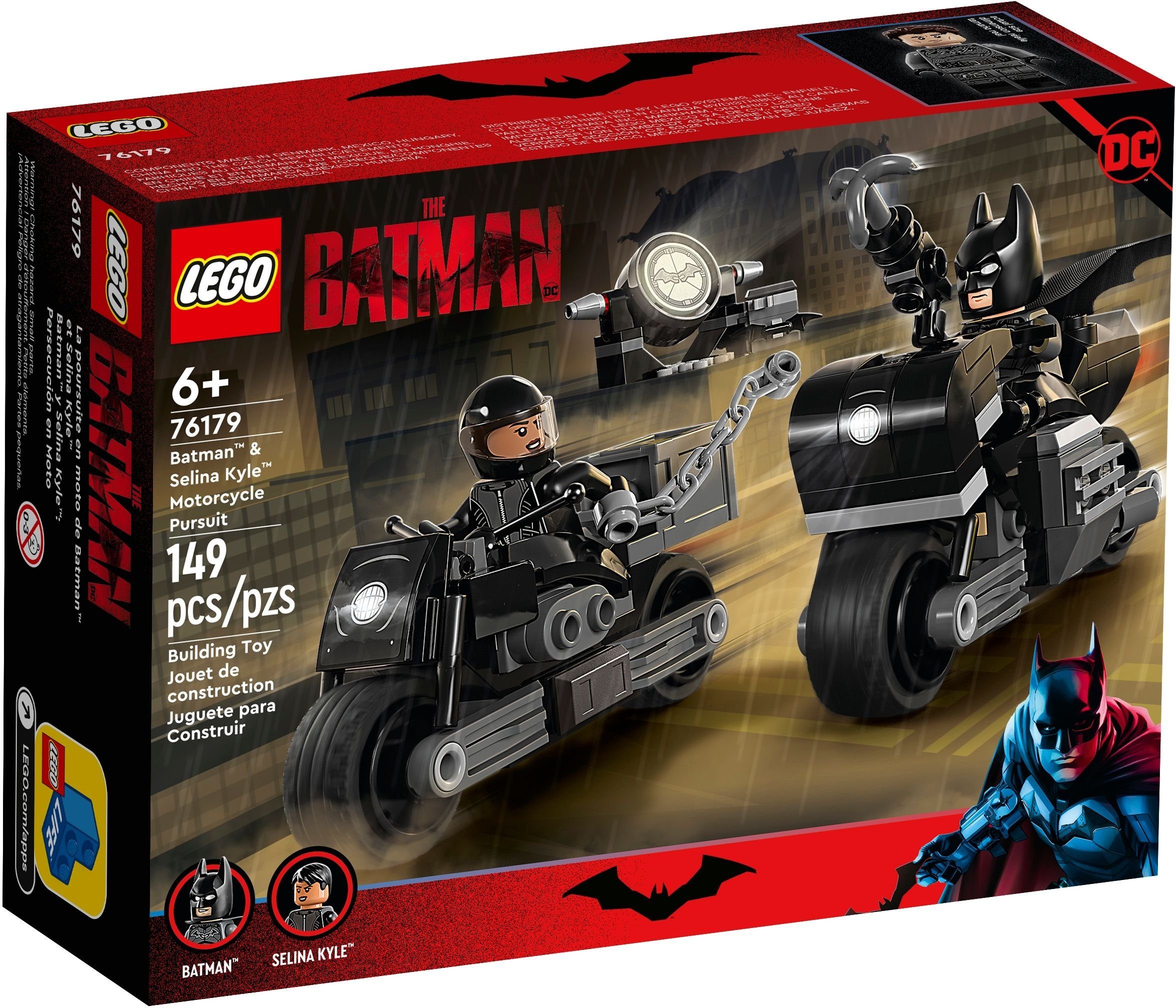 Verfolgungsjagd, Kyle™: DC Selina LEGO® - (Set, 149 St) Konstruktionsspielsteine Batman™ LEGO® &