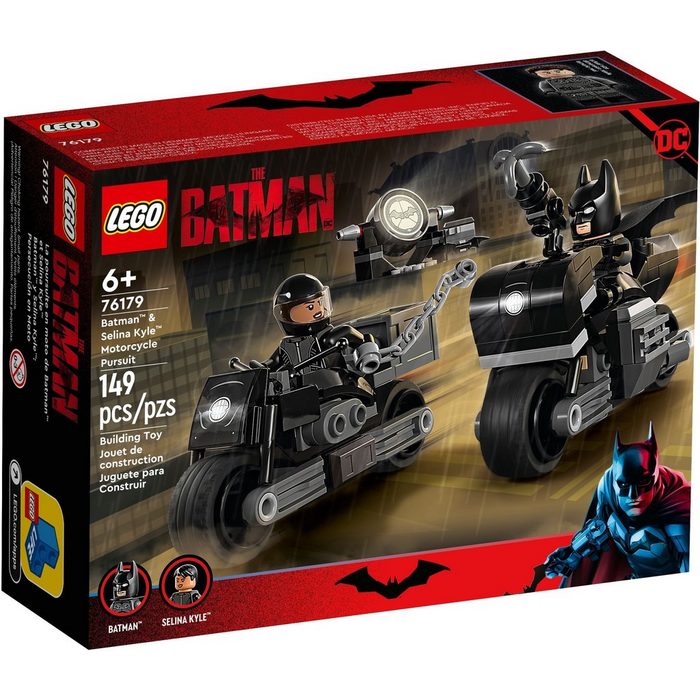 LEGO® Konstruktionsspielsteine LEGO® DC - Batman™ & Selina Kyle™: Verfolgungsjagd (Set 149 St)