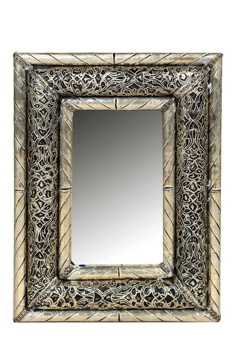 Marrakesch Orient & Mediterran Interior Wandspiegel Orientalischer Spiegel Kifah, Wandspiegel, Kosmetikspiegel, Handarbeit