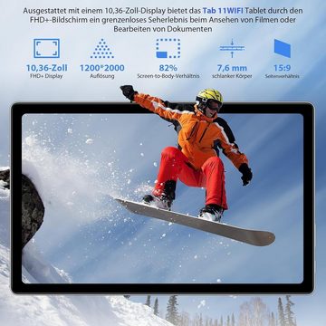 blackview Tablet (10,36", 256 GB, Android 12, 2,4G+5G, Tablet (1TB TF),5G, 2K FHD+IPS,16MP Dual-Kamera,8380mAh Akku Octa-Core)