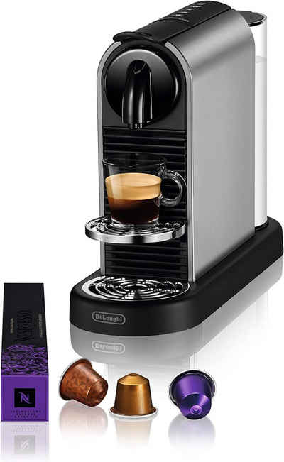Nespresso Kaffeevollautomat De'Longhi CitiZ Platinum EN220.T Kapselkaffeemaschine, kapselkaffeemaschine, Kapselkaffeemaschine 4 Tassengrößen 19 bar Druck