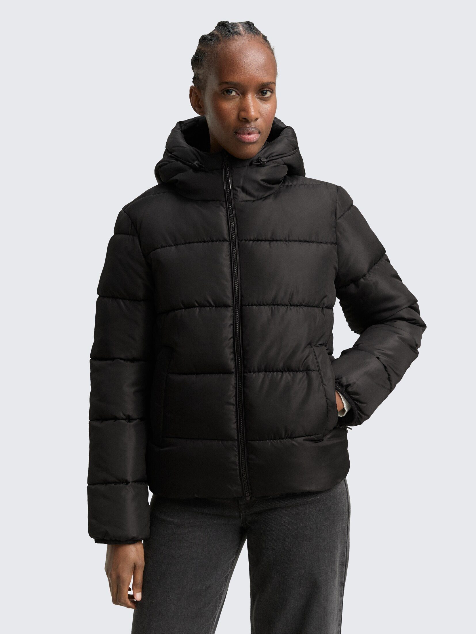 TOM TAILOR Denim Steppjacke Jacken Puffer-Jacke mit Kapuze