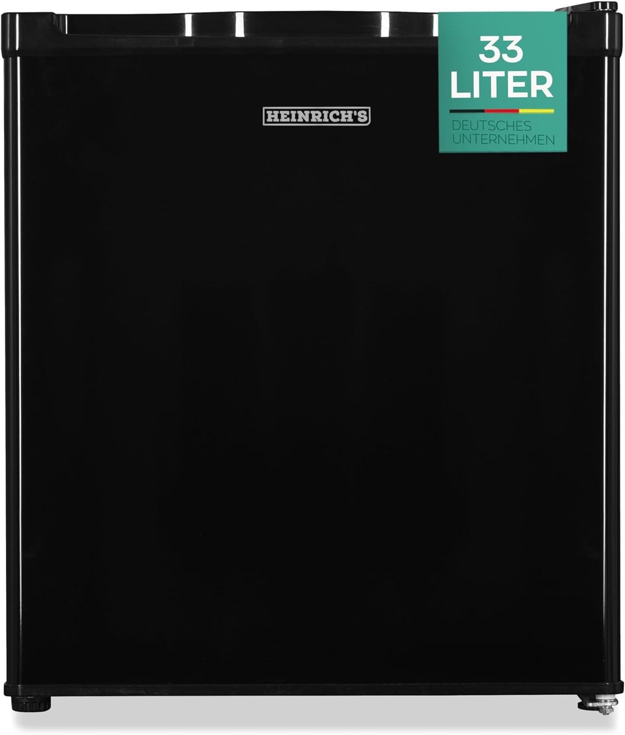 Heinrich´s Gefrierschrank Mini Gefrierbox HGB 5088 SW, 51 cm hoch, 44 cm breit, Kühlbox 40db 33 Liter bis zu -18 Grad