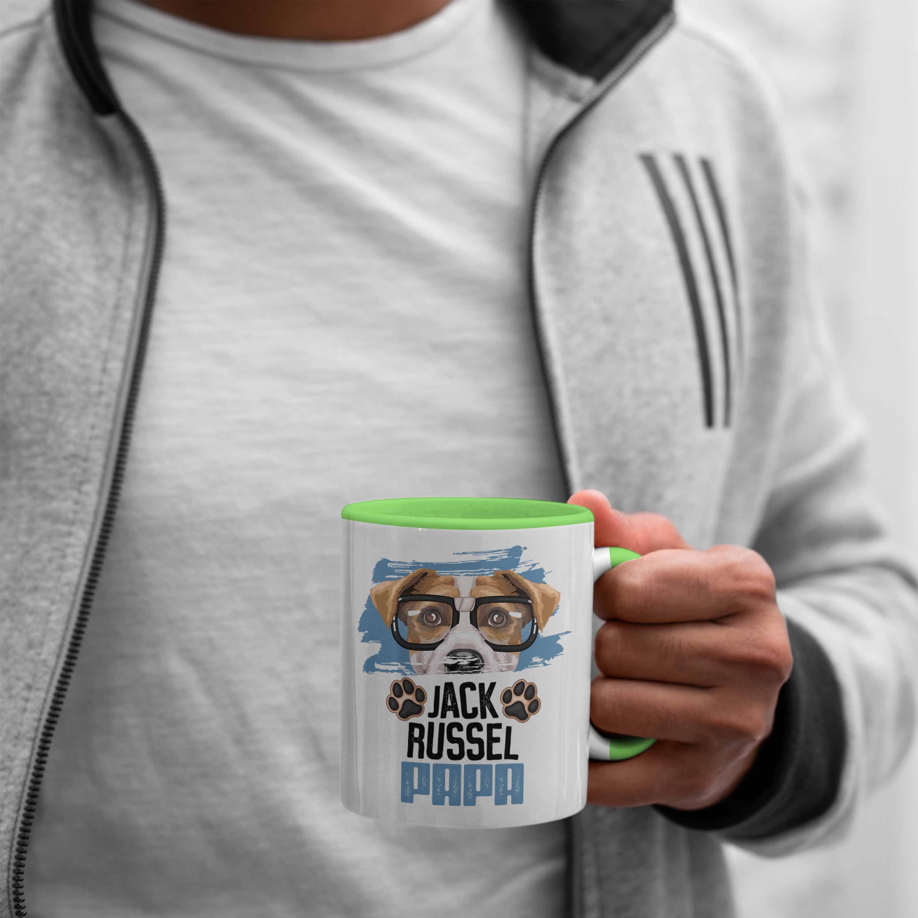 Geschenk Lustiger Jack Tasse Besitzer Tasse Grün Geschenkidee Trendation Papa Spruch Russell