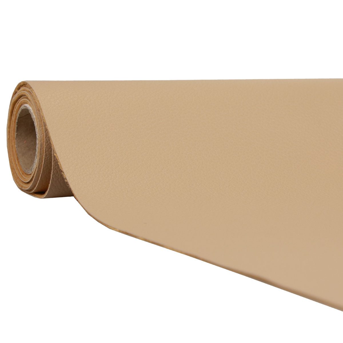 Vivant Decorations B.V. Tischläufer Kunstleder Beige Dekostoff Leder Tischband 33cm×1,35m Nähen