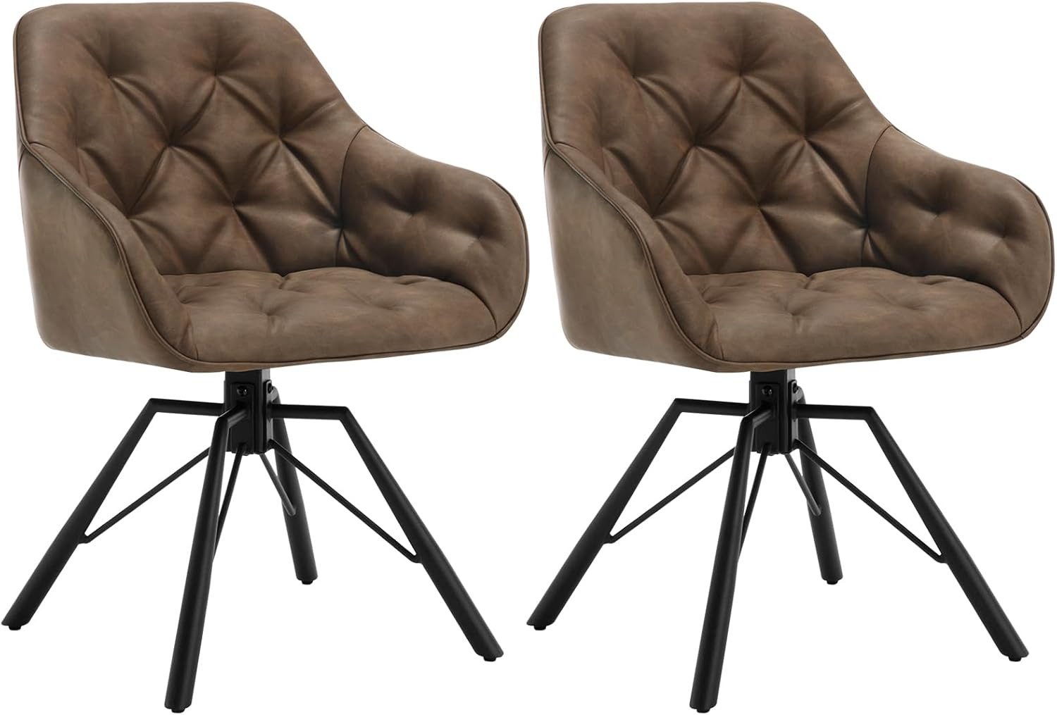 Woltu 4-Fußstuhl (2 St), drehbar, Esszimmerstuhl für Esszimmer Küche Wohnzi günstig online kaufen