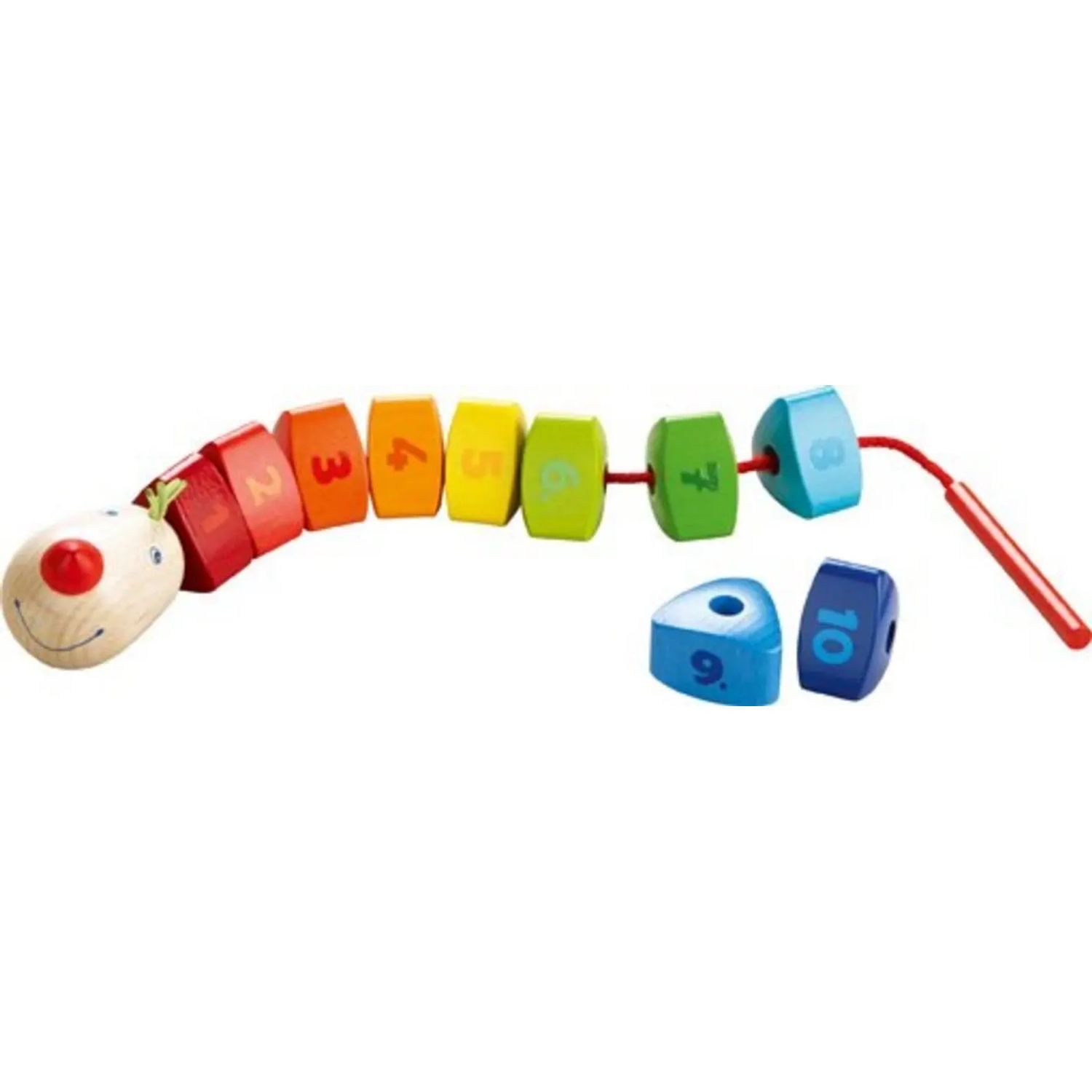Haba Spiel Fädelspiel Zahlen-Drache (Kinderspiel)