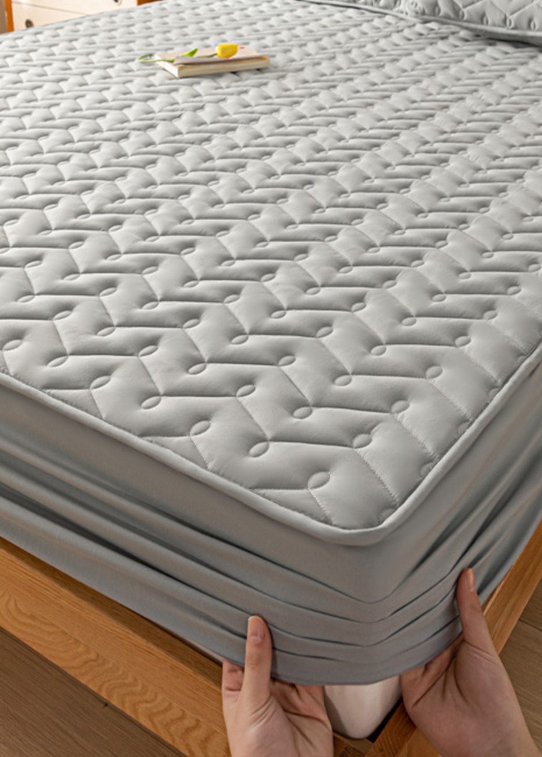 ibettertec Bettlaken Matratzenauflage Wasserdicht und Atmungsaktiv 180*200c günstig online kaufen