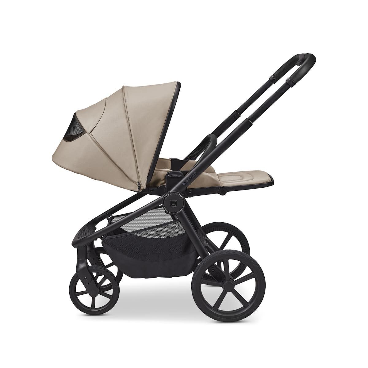 Moon Kombi-Kinderwagen Resea Fold Diamond Kombikinderwagen, Mit einem einzigen Handgriff inklusive Babywanne zusammenfaltbar – Bild 5 von 5