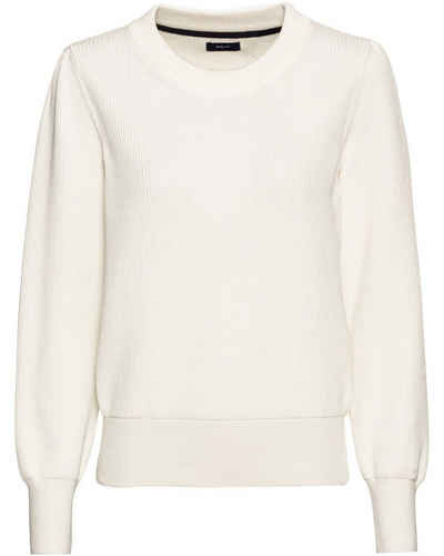 Gant Strickpullover Gerippter Pullover