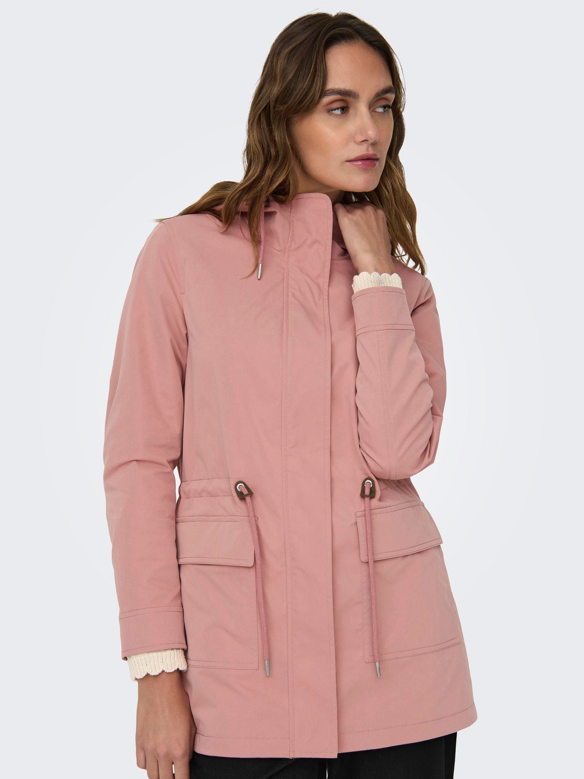 ONLLOUISE ONLY LIFE PARKA OTW Rose Old CC Kurzmantel