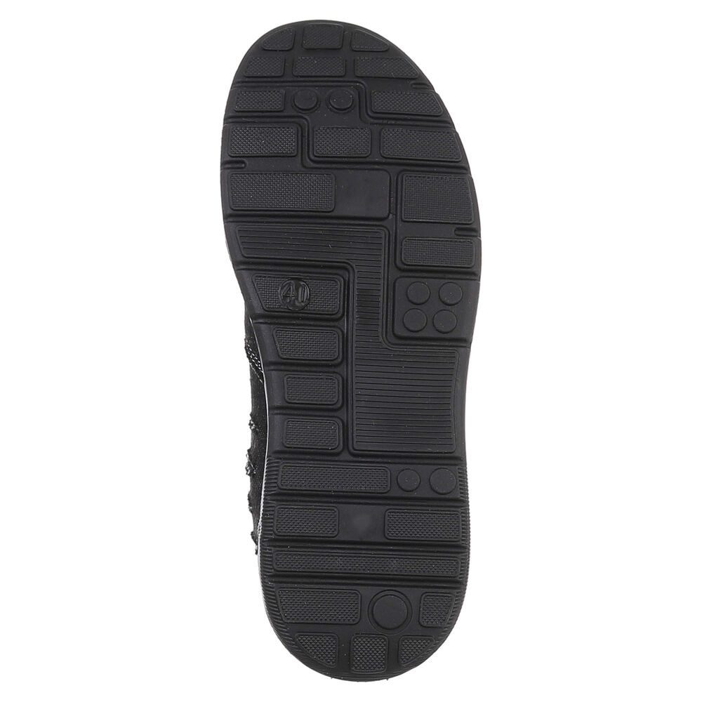 Coolwalk Lässiger Herrenschuh mit elastischem Einstieg und Komfort Slipper (89951975) Flach Slipper in Schwarz
