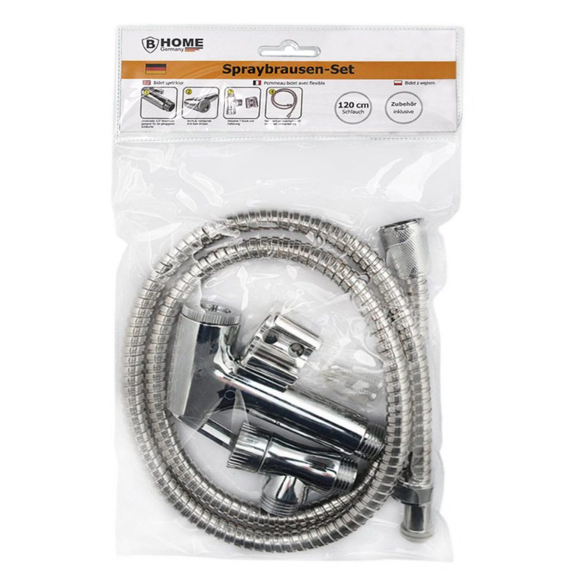 bahama Waschbeckendusche Spraybrause mit Schlauch 120cm
