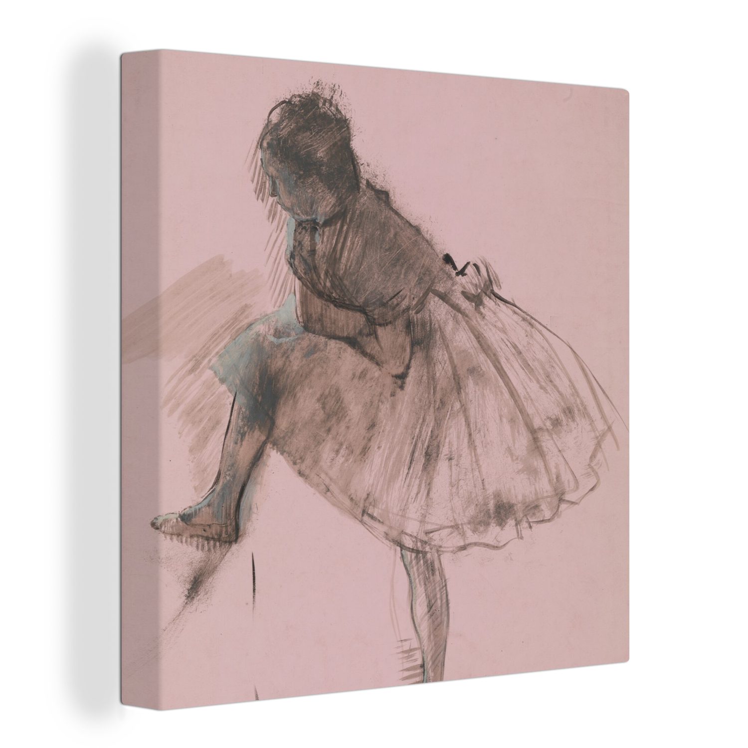 St), Leinwandbild Balletttänzerin für Degas, Studie von Wohnzimmer (1 einer Leinwand Bilder OneMillionCanvasses® Schlafzimmer - Gemälde Edgar