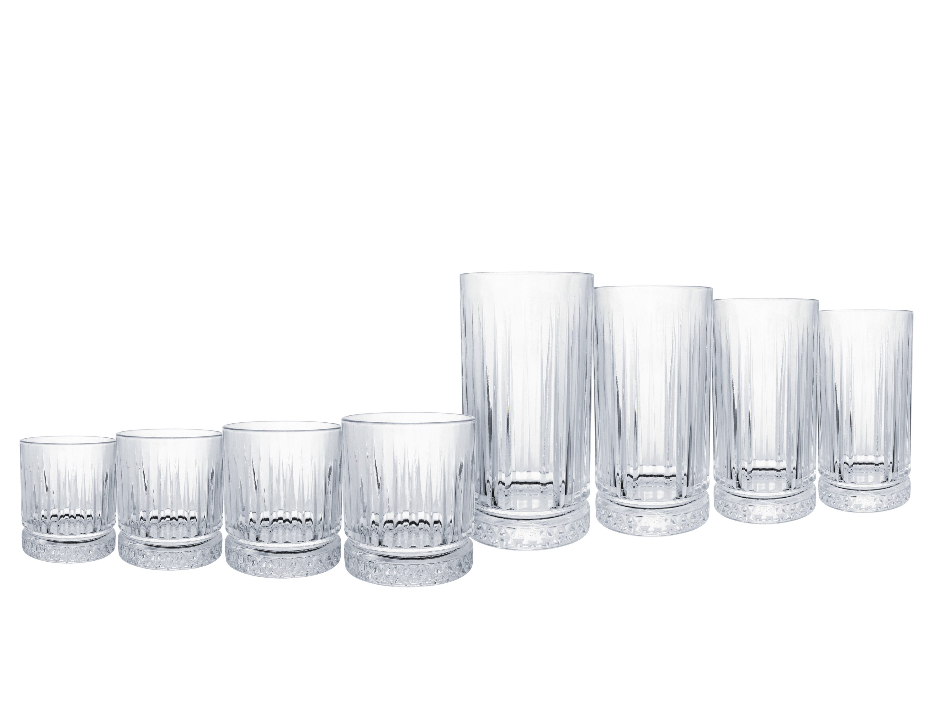 CreaTable Gläser-Set Elysia transparent, 8-tlg., Glas