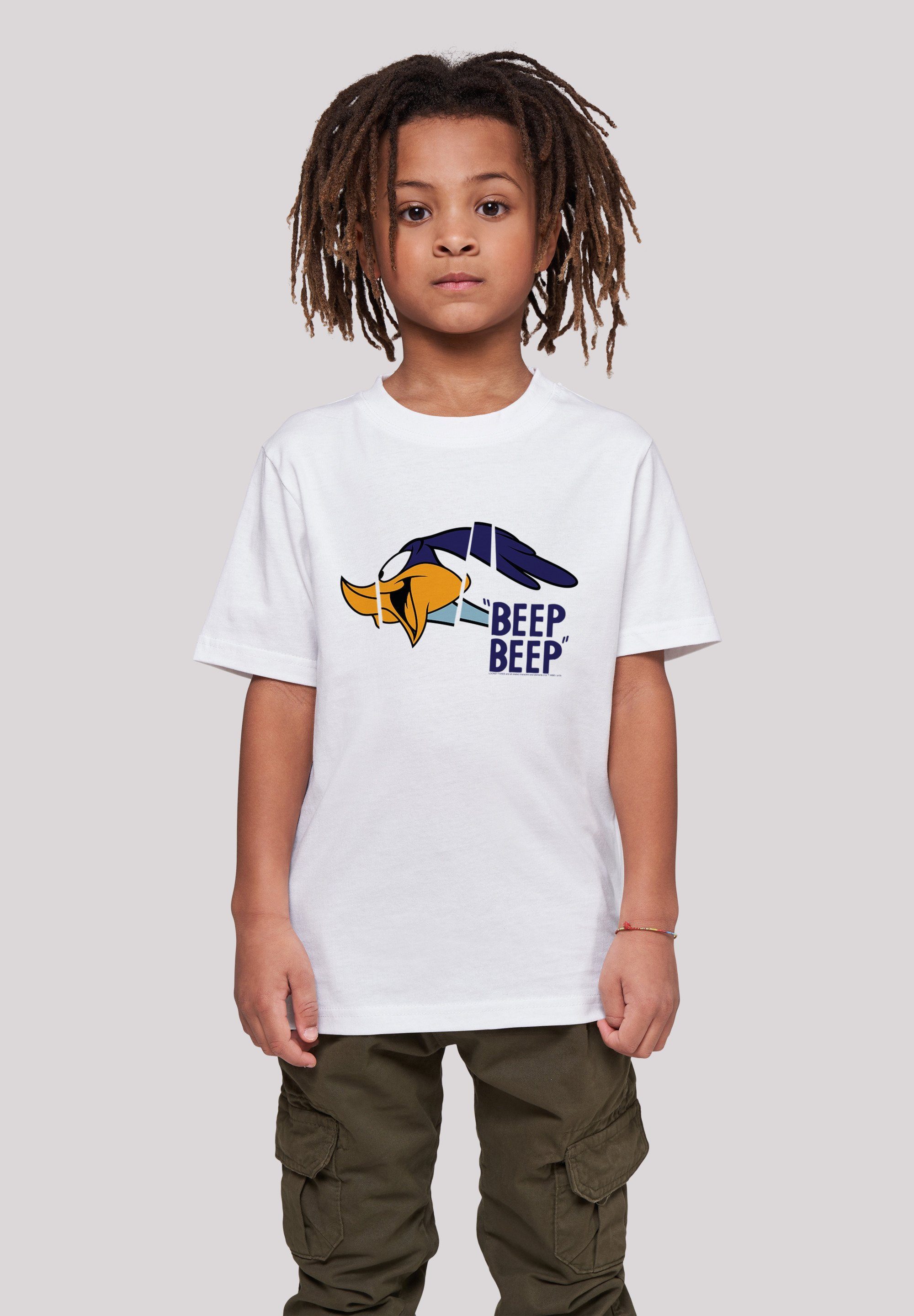 F4NT4STIC T-Shirt 'Looney Tunes Roadrunner Beep Beep' Print