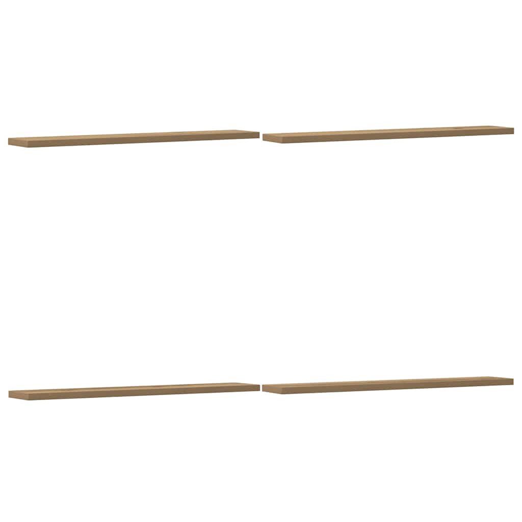 vidaXL Regal Regalböden 4 Stk. Artisan-Eiche 60x10x1,5 cm Holzwerkstoff, 4-tlg.