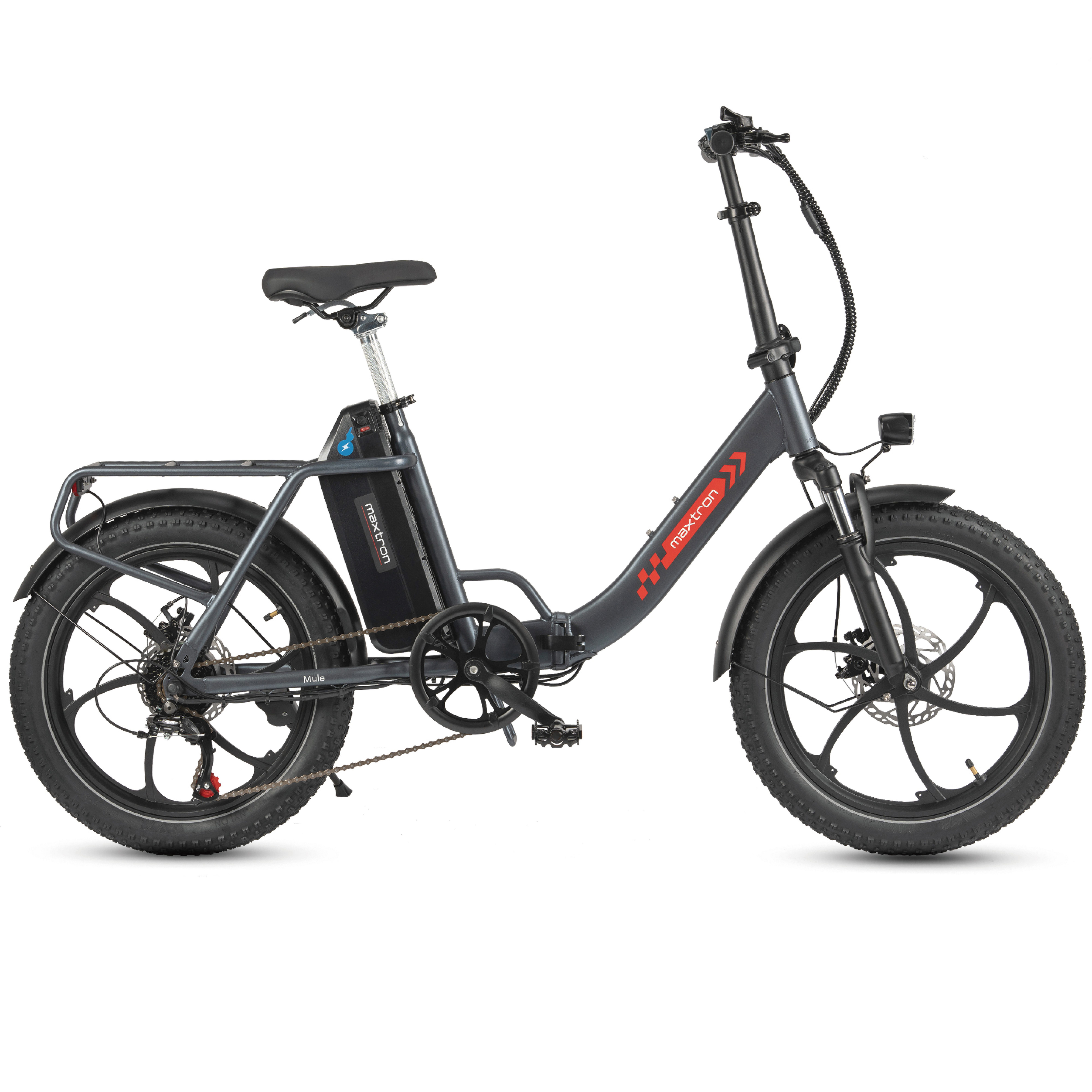 Maxtron E-Bike Klapprad Maxtron MULE Klapprad, 7 Gang Shimano ALTUS Schaltwerk, Kettenschaltung, 960 Wh, (Packung), Stadt & Abenteuer: 20" Fatbike mit XXL 20Ah Akku.