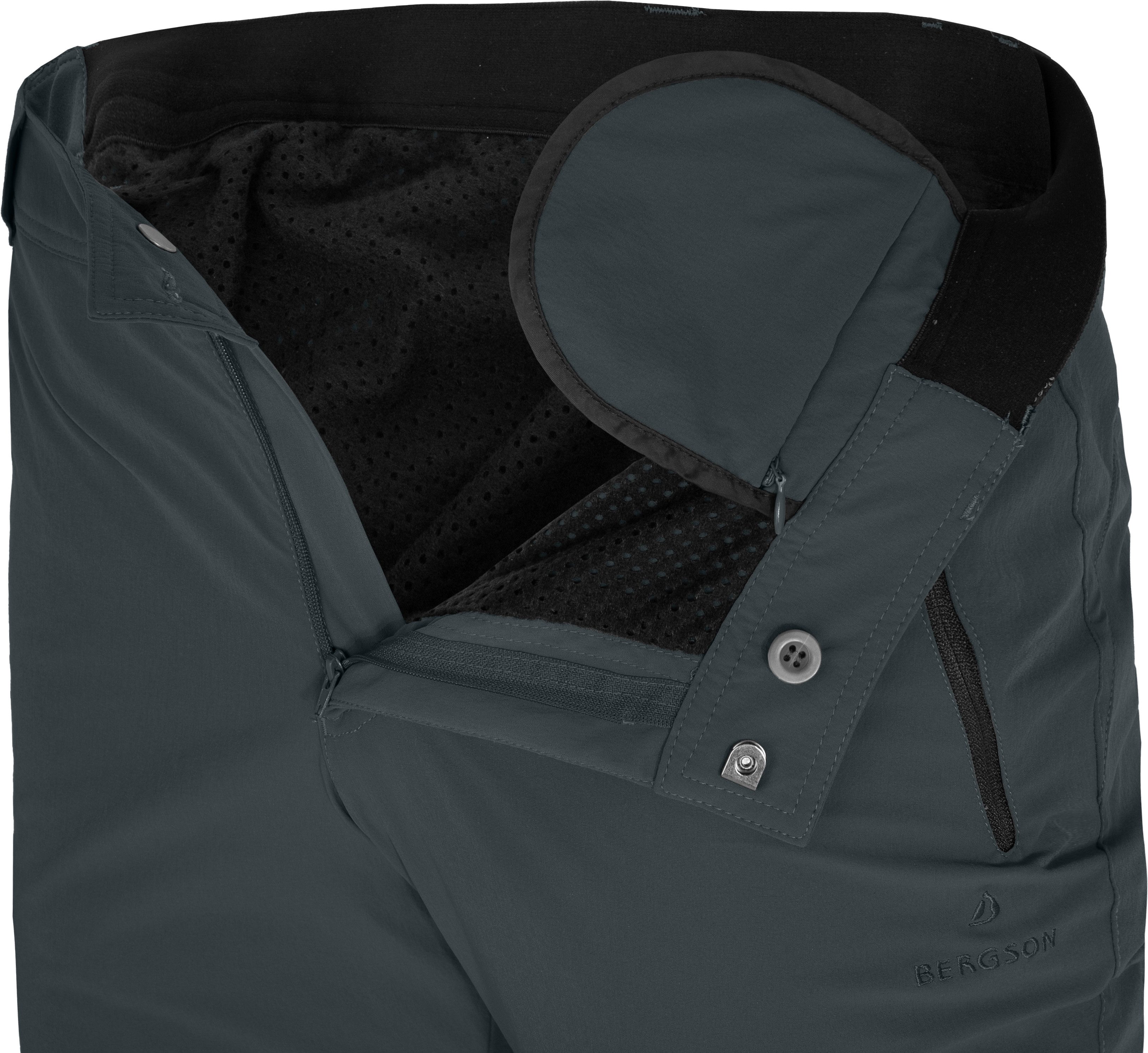 Bergson Outdoorhose RITAMÄKI COMFORT Damen Winter-Wanderhose, warm gefüttert, elastisch, Normalgrößen, dun – Bild 5 von 5