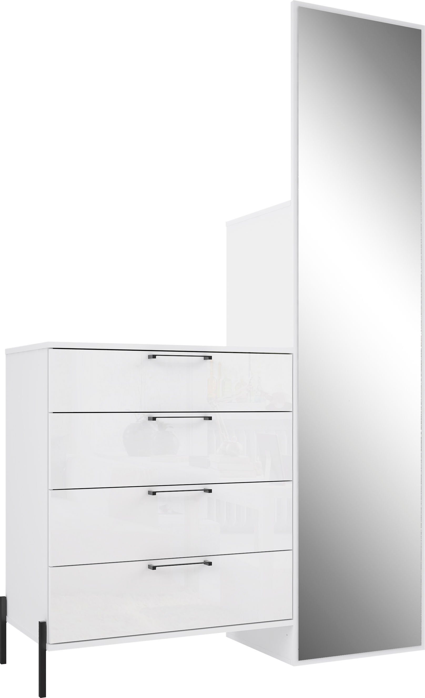 FORTE Elzzan cm 115,2 Breite Garderobenschrank