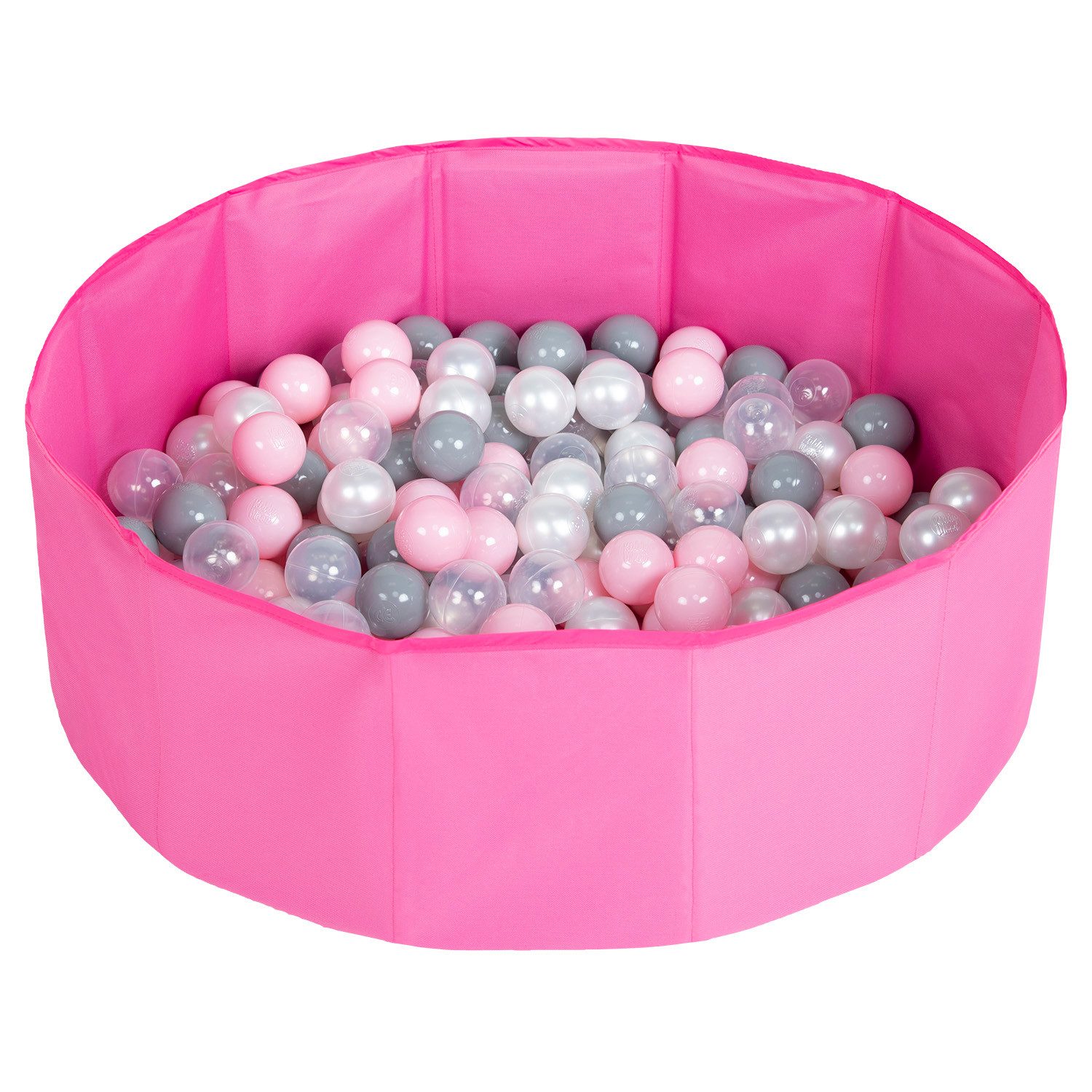 SELONIS Bällebad BS-100X, (Bällepool mit bunten Bällen, 100-tlg., Bällepool mit bunten Bällen), Klappbares Bällebad aus Ortalion