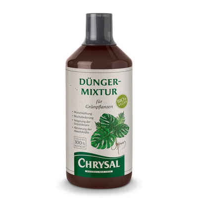 Chrysal Pflanzendünger Vegane Bio-Dünger-Mixtur für alle Grünpflanzen - 1000 ml