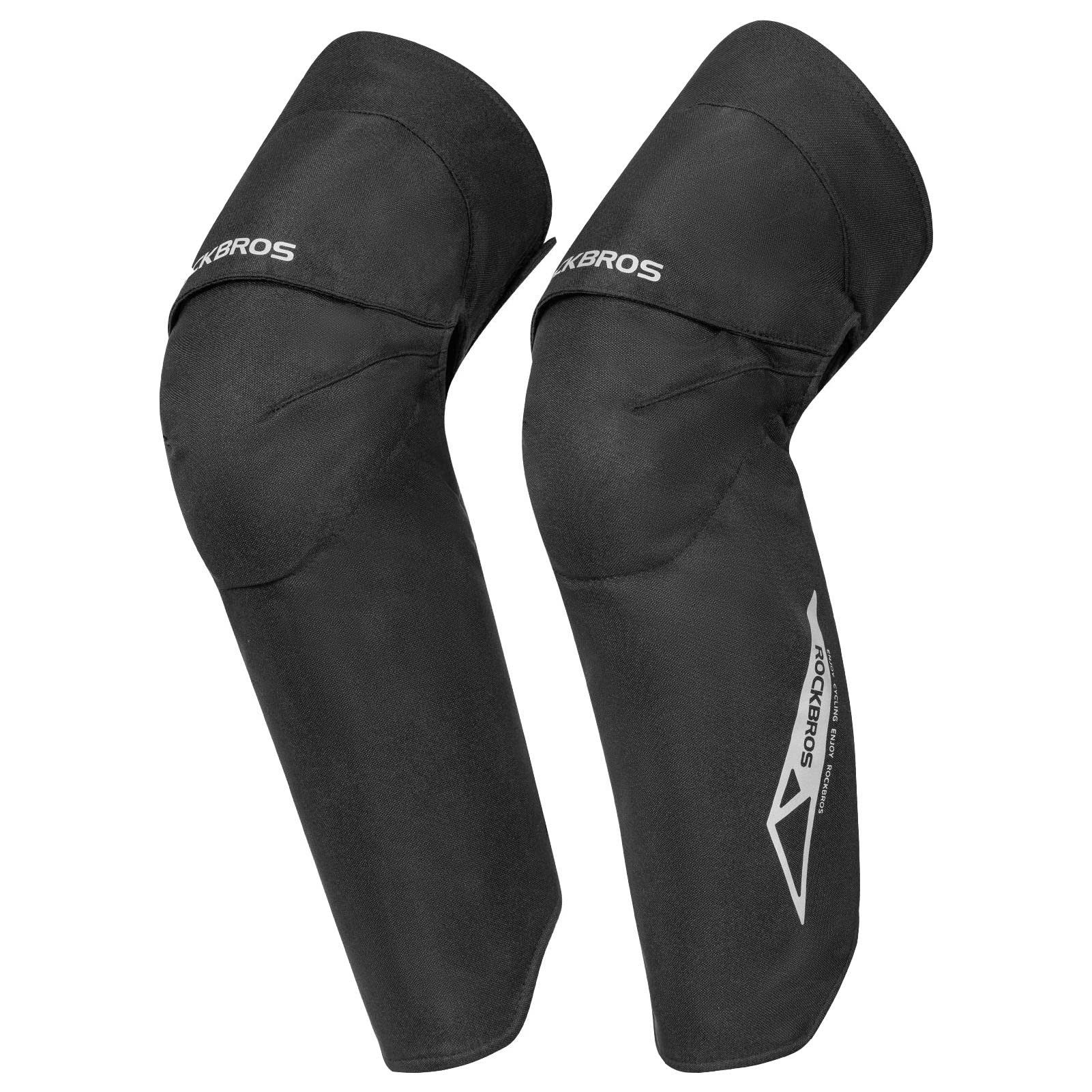 Kniebandage Beinlinge Abnehmbare Polsterung Knielinge Beinwärmer Warm Radsport