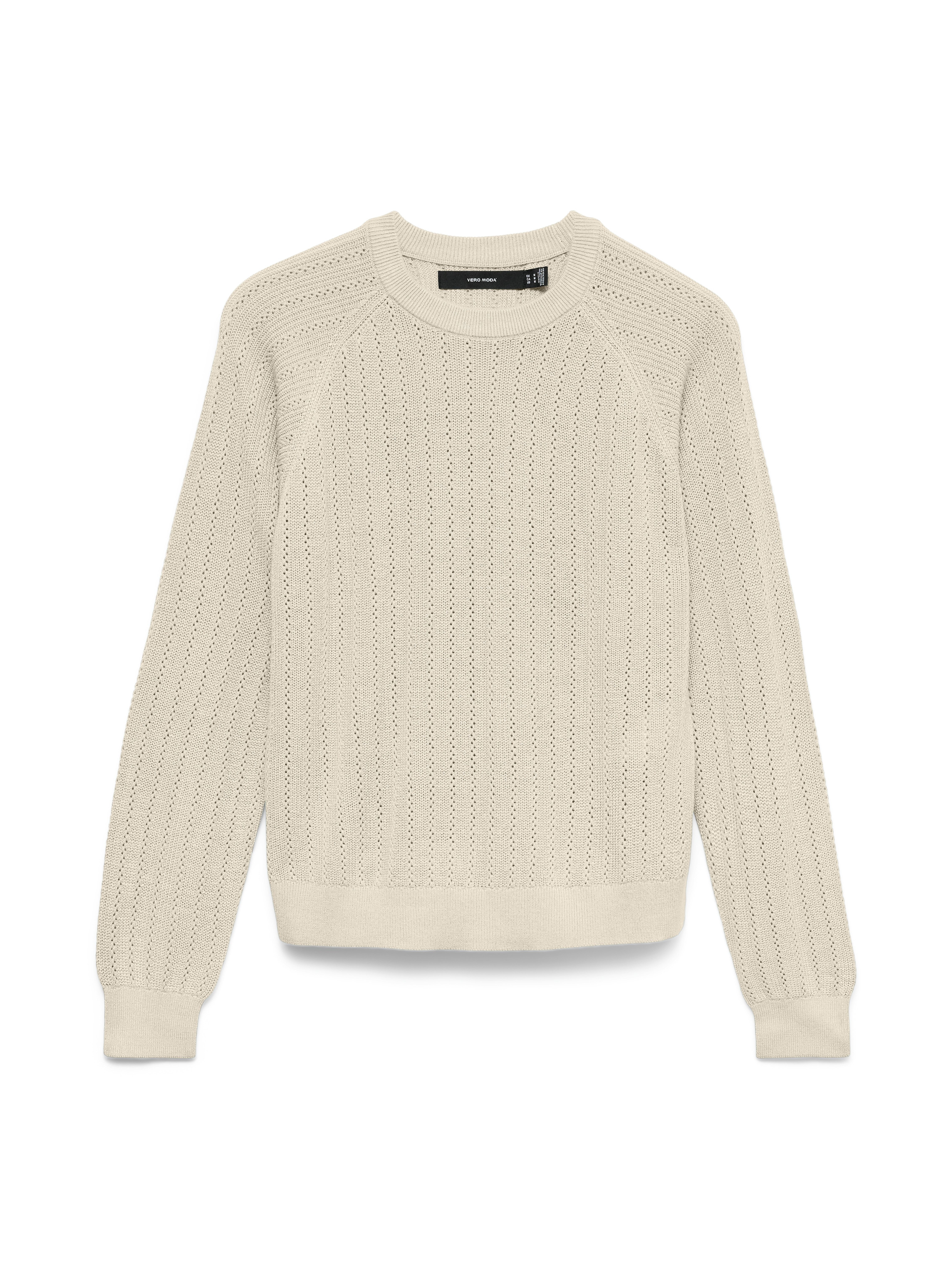 Strickpullover VMNEWLEX POINTELLE LS O-N PULLOVER NOOS