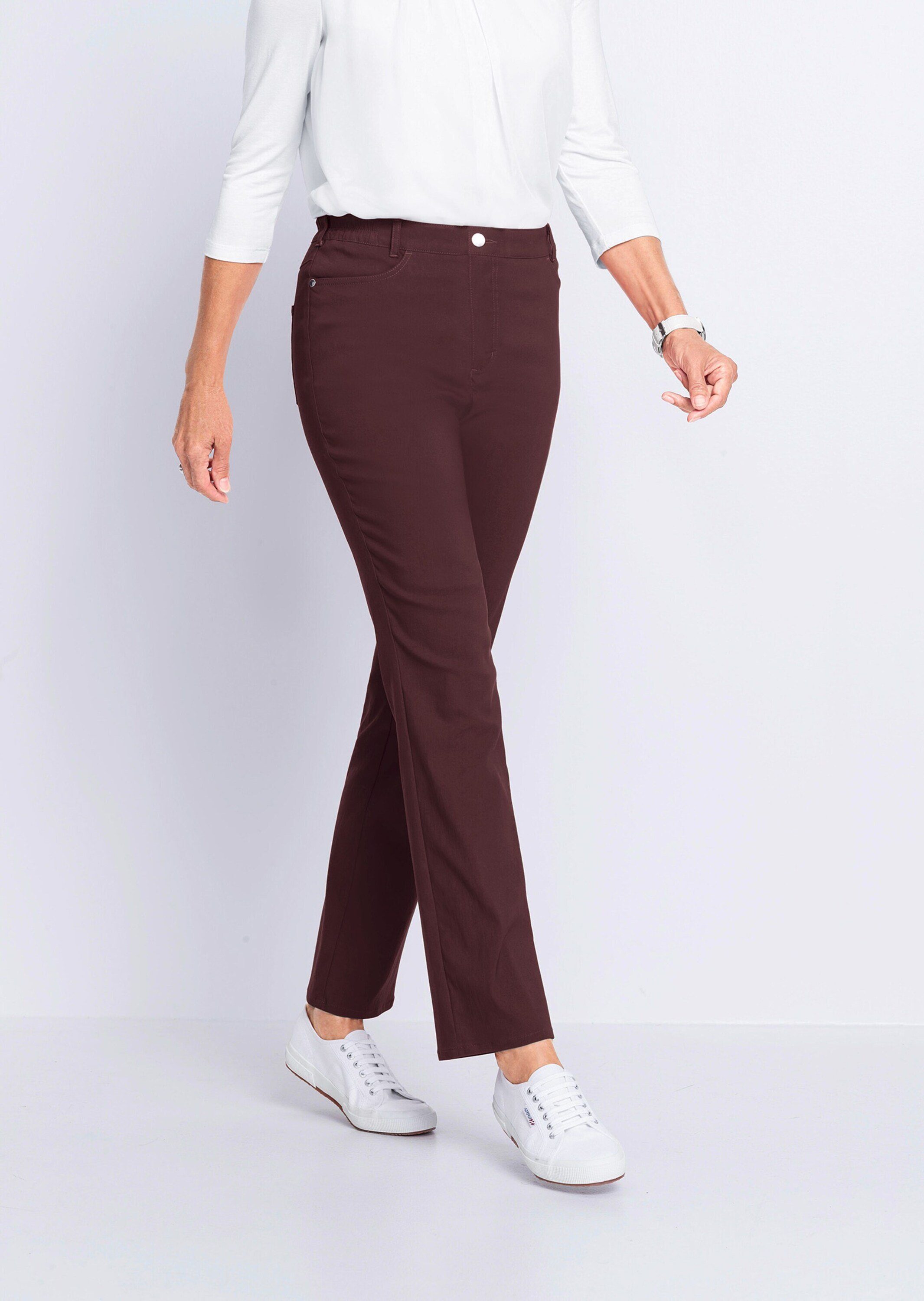 GOLDNER Stoffhose Kurzgröße: Perfekte Super-Stretch-Hose CARLA