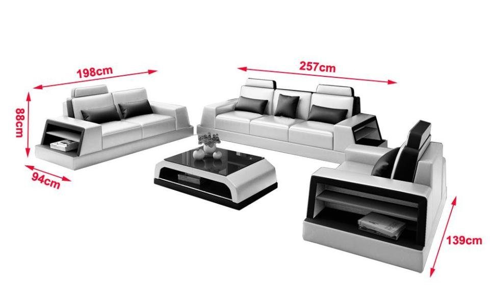 JVmoebel Sofa Luxus Beiger Multifunktions Neu, modernes Made Europe Design in Dreisitzer