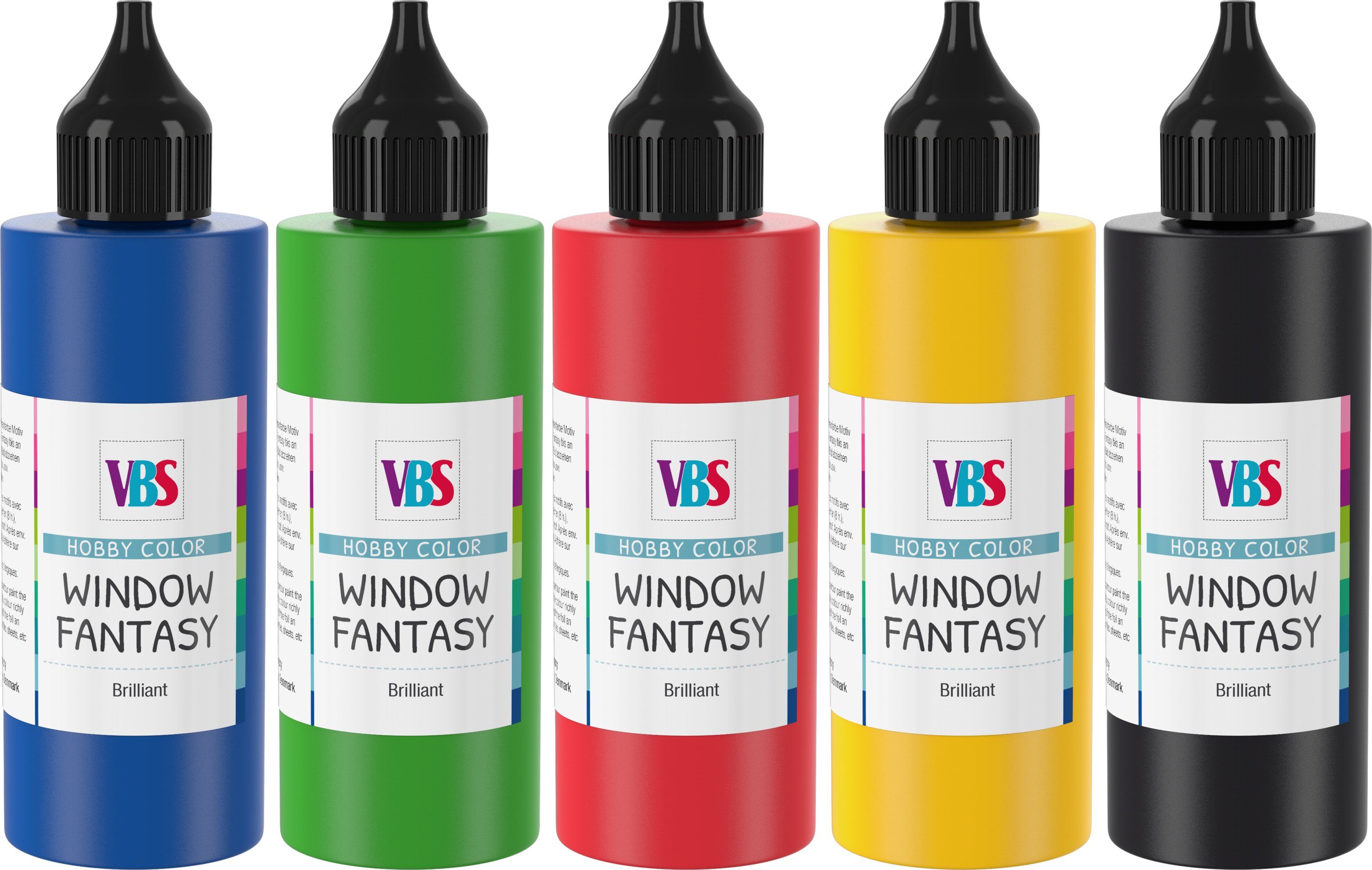 Fenstersticker Window Fantasy Basic-Set, VBS, 5 Stück | Sticker