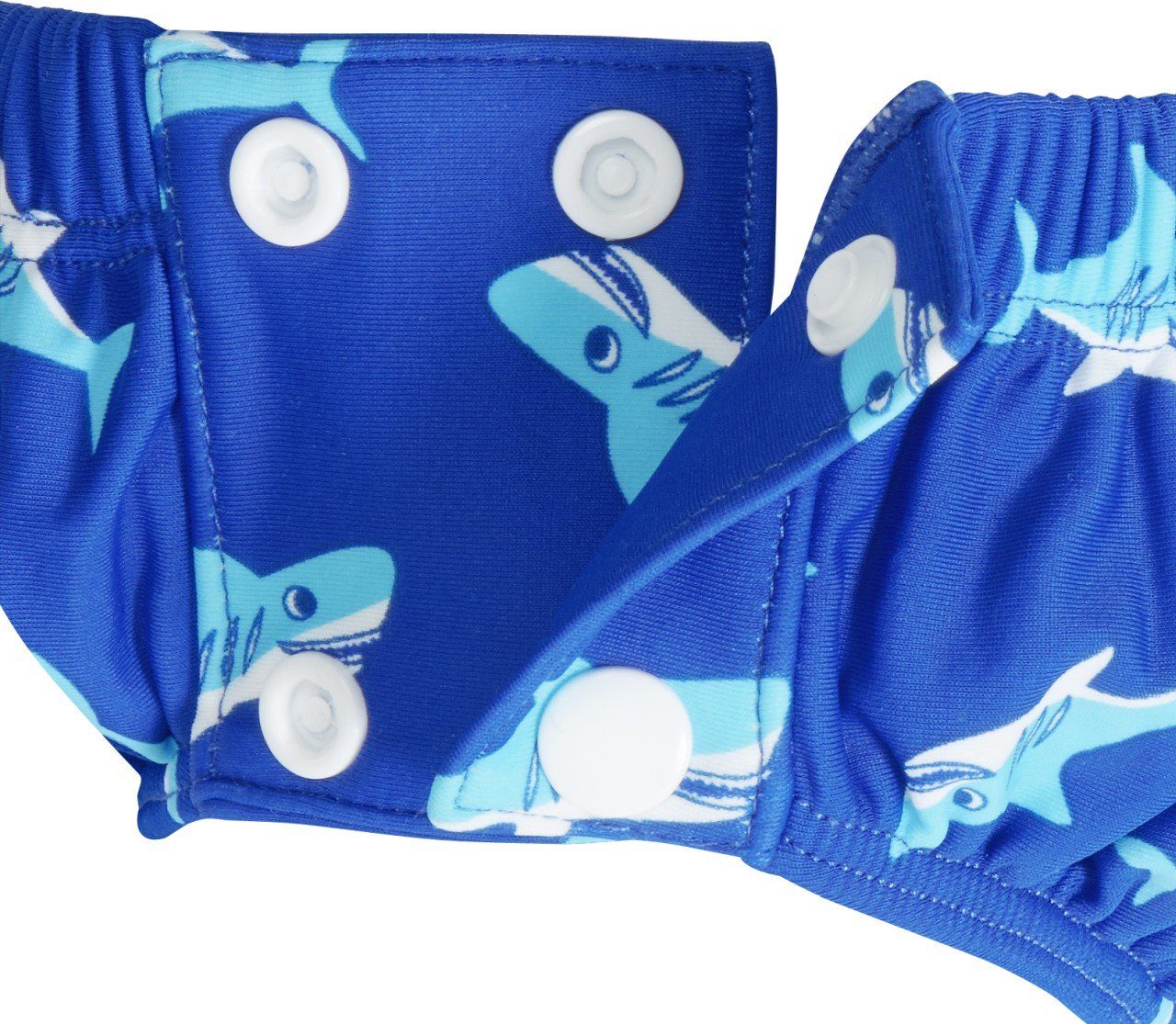 zum UV-Schutz Playshoes Hai Knöpfen Windelhose Badehose