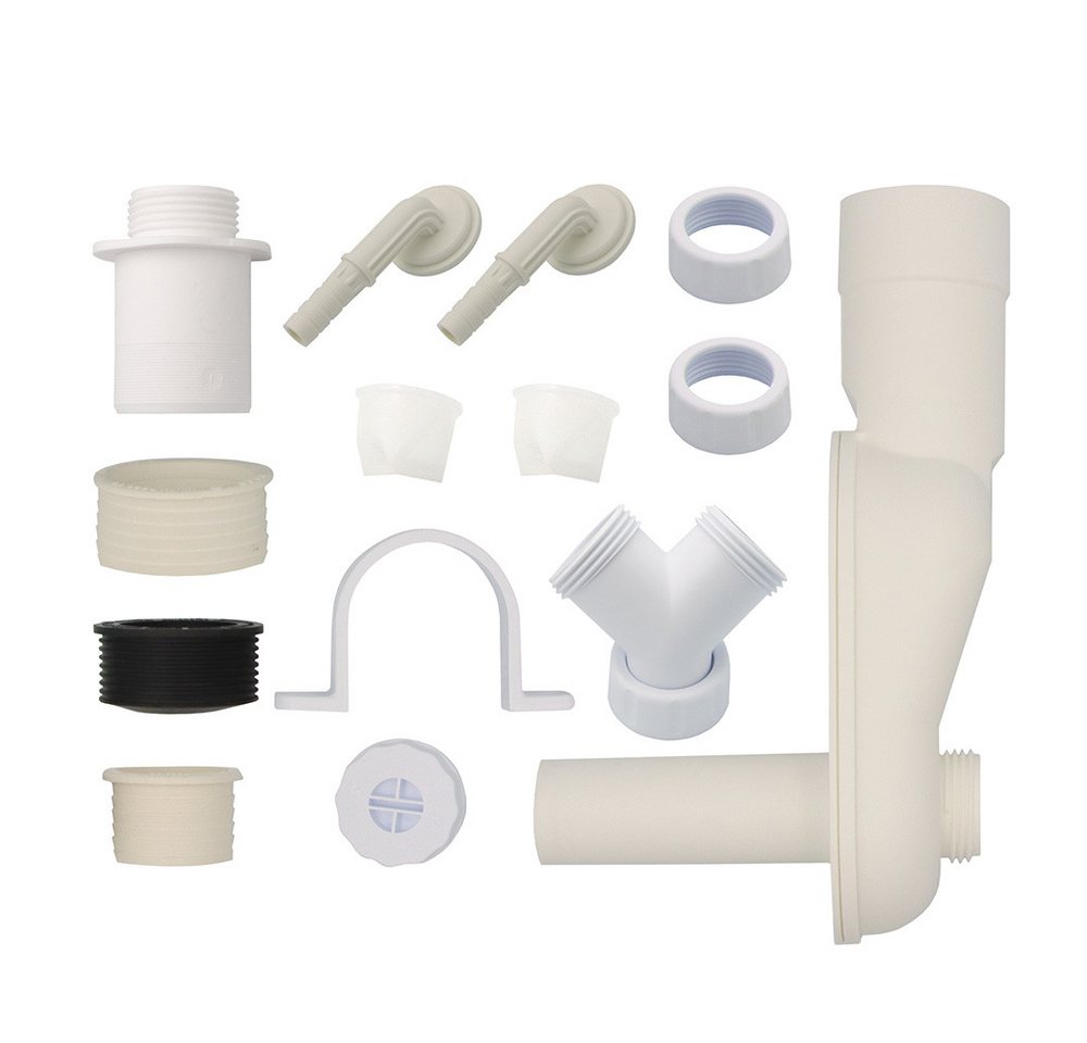 Thumbnail - Haas Otto Siphon Raumspar-Waschmaschinensiphon-Set "Schmalhans"