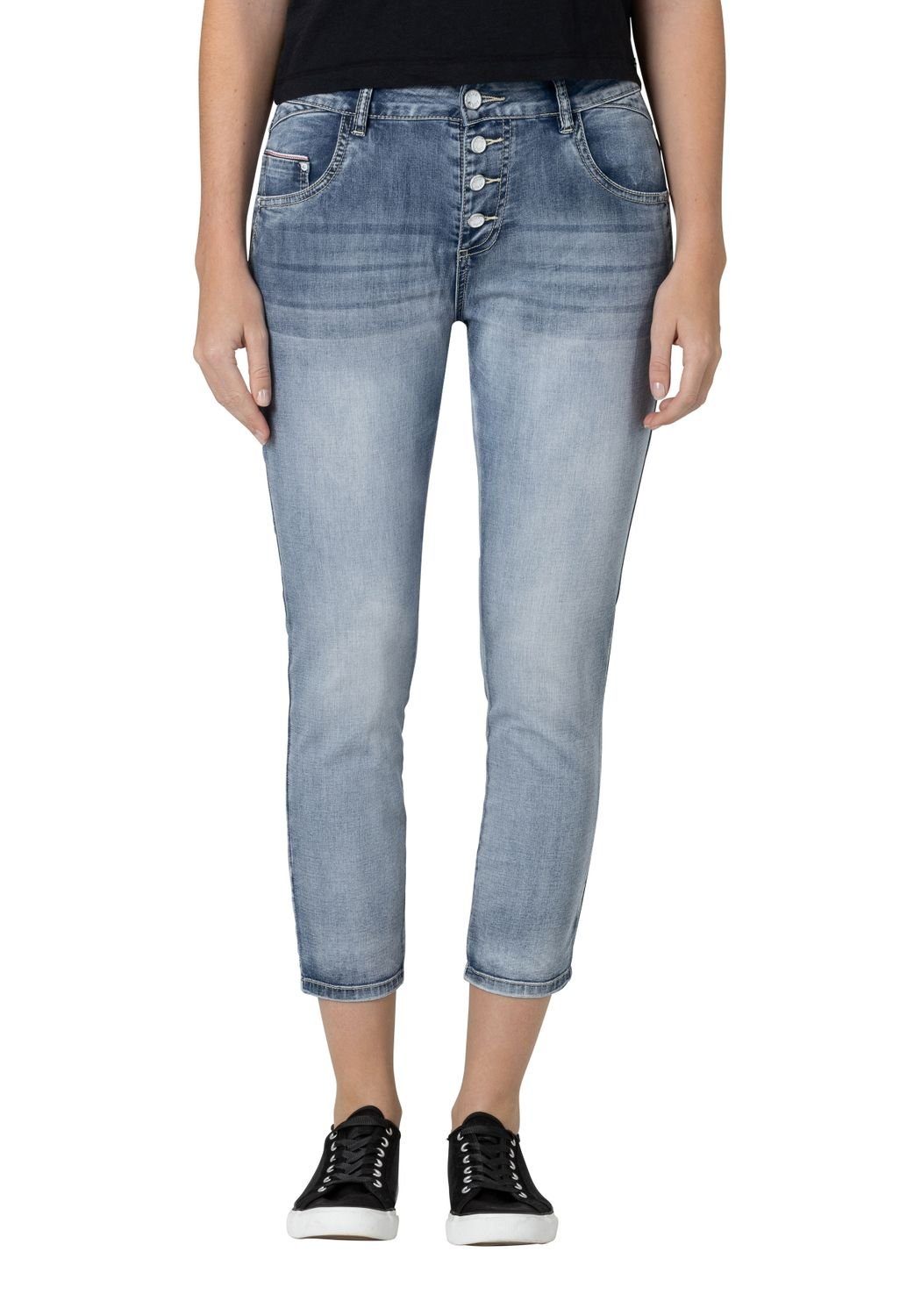 Timezone Clay 3983 Urban Indigo Wash Cargo Worker Jeans