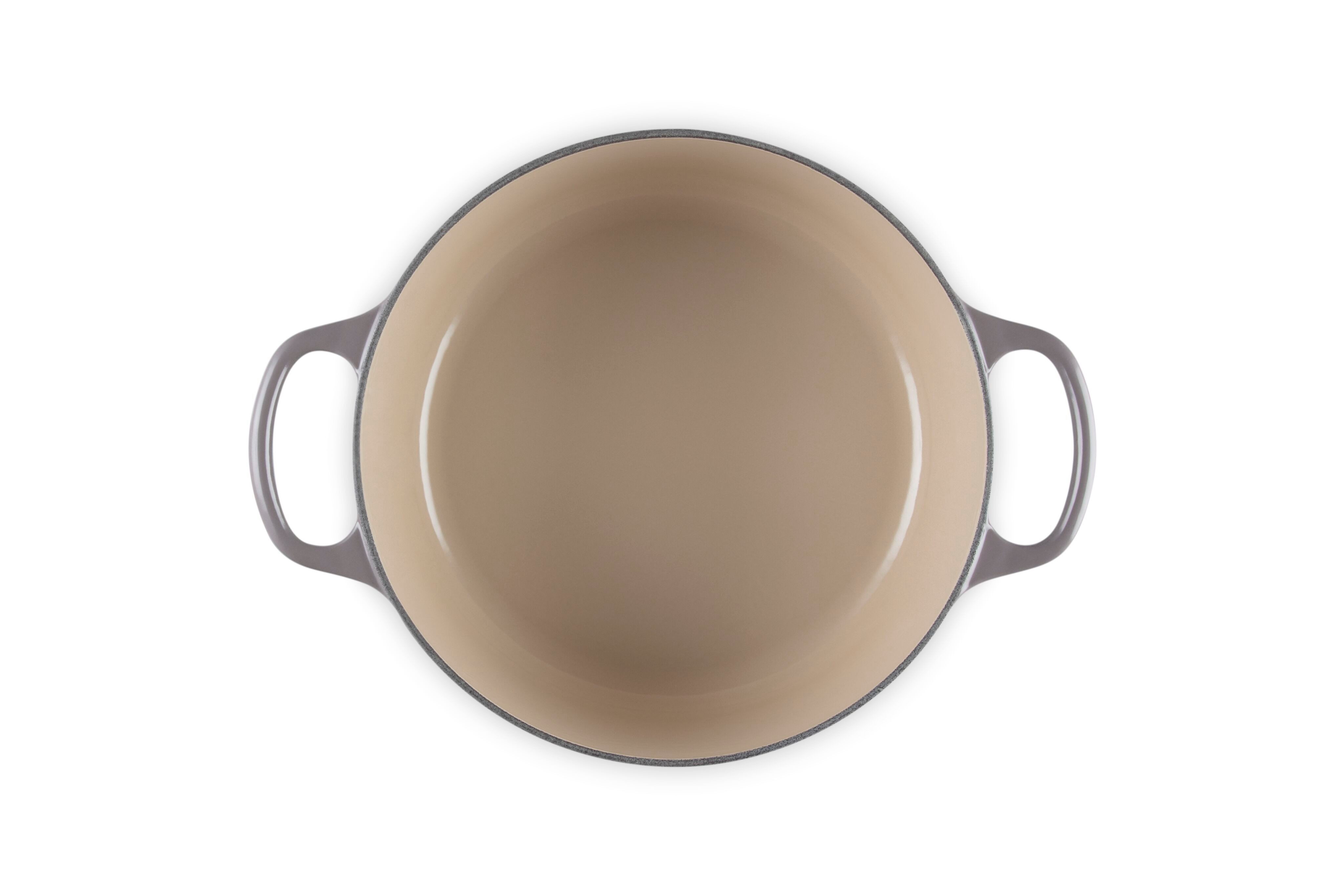 LE CREUSET Bräter Signature Gusseisen-Bräter, Gusseisen, Rund, Ø 24 cm, 3,5 l, 4,31 kg, Flint, 21177244442430 – Bild 4 von 5