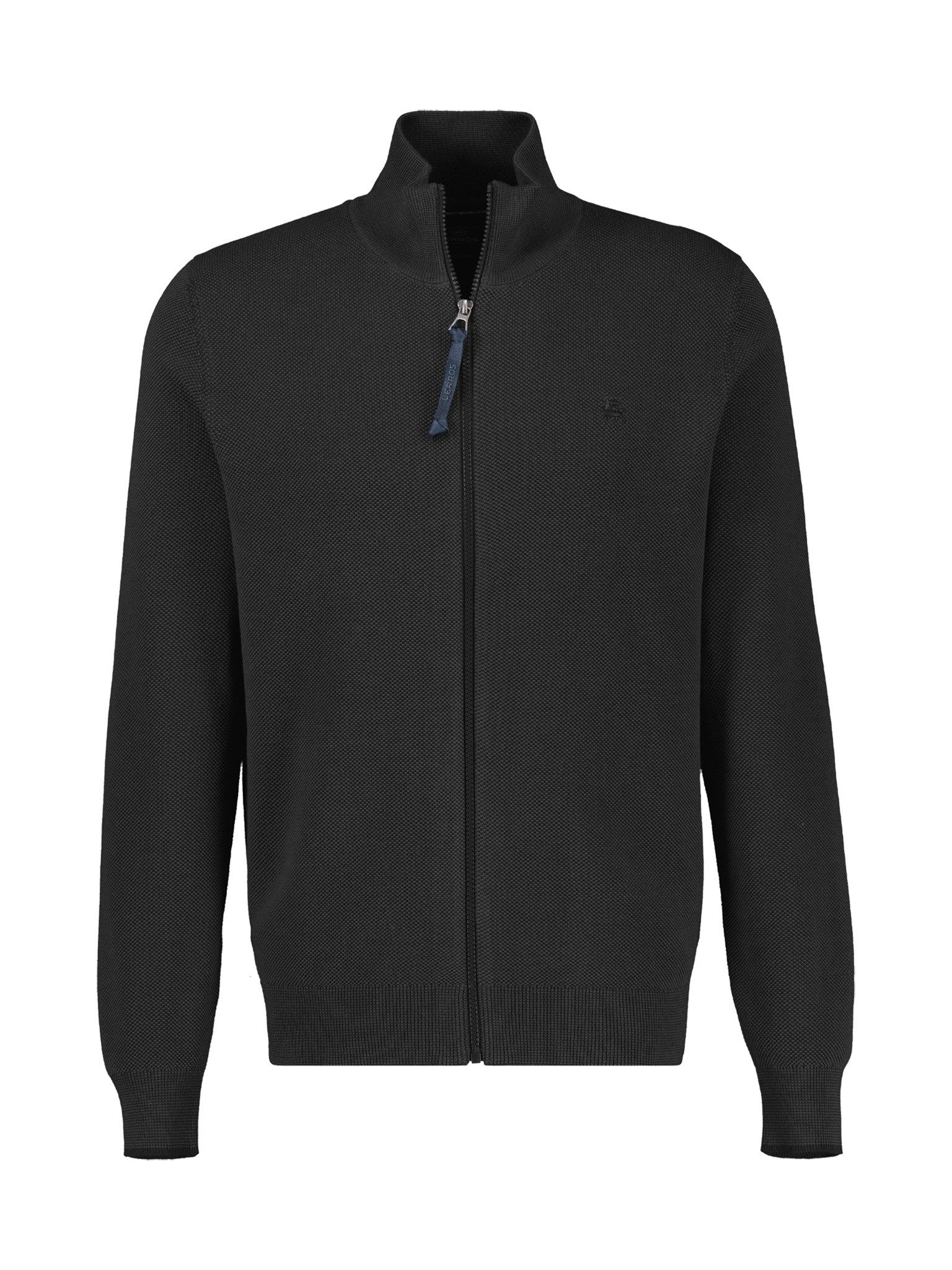 LERROS Strickjacke mit Reißverschluss und Strehkragen