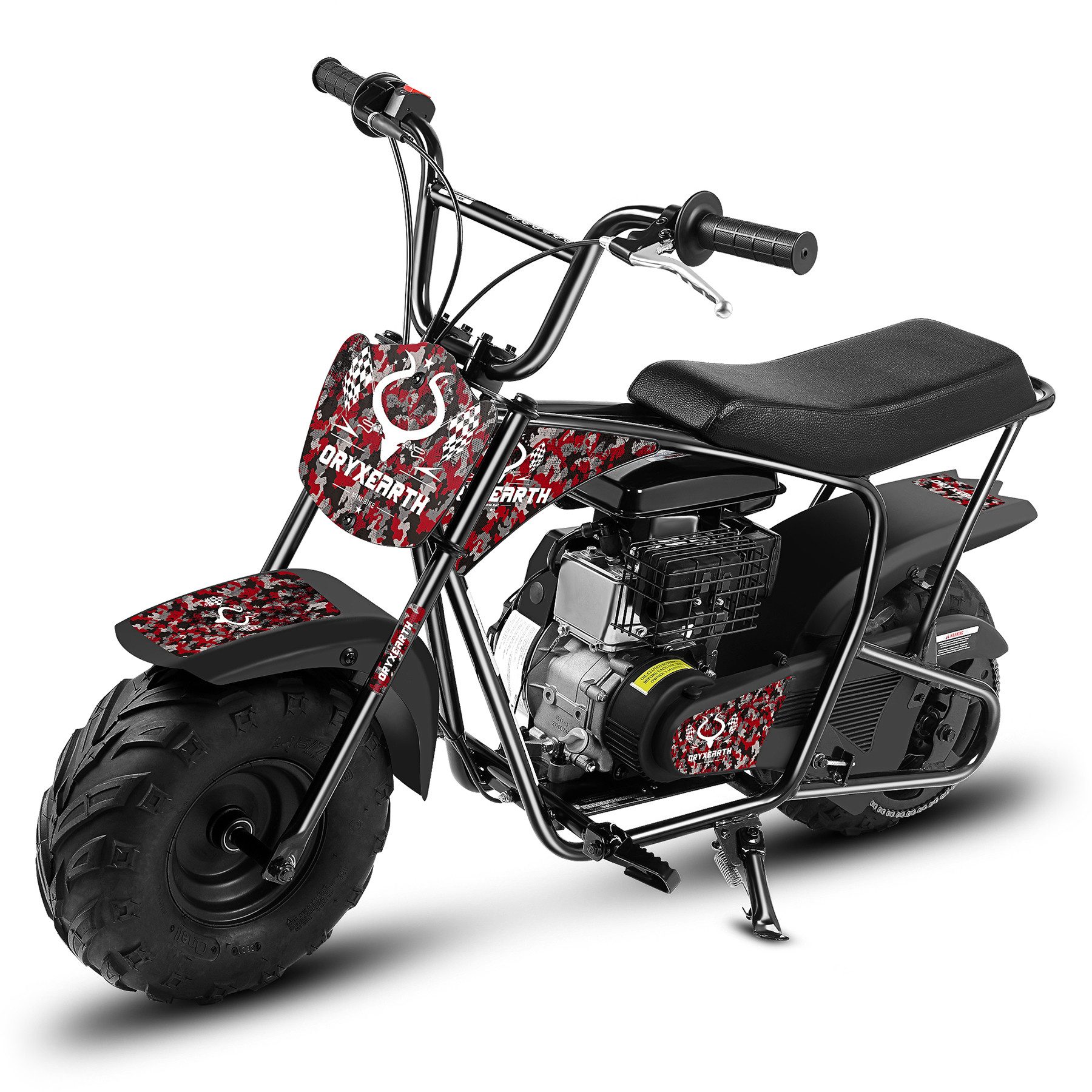 Oryxearth Dirt-Bike Dirt-Bike für Kinder Minicross 105 cc Gasbetriebenes Offroad-Motorrad