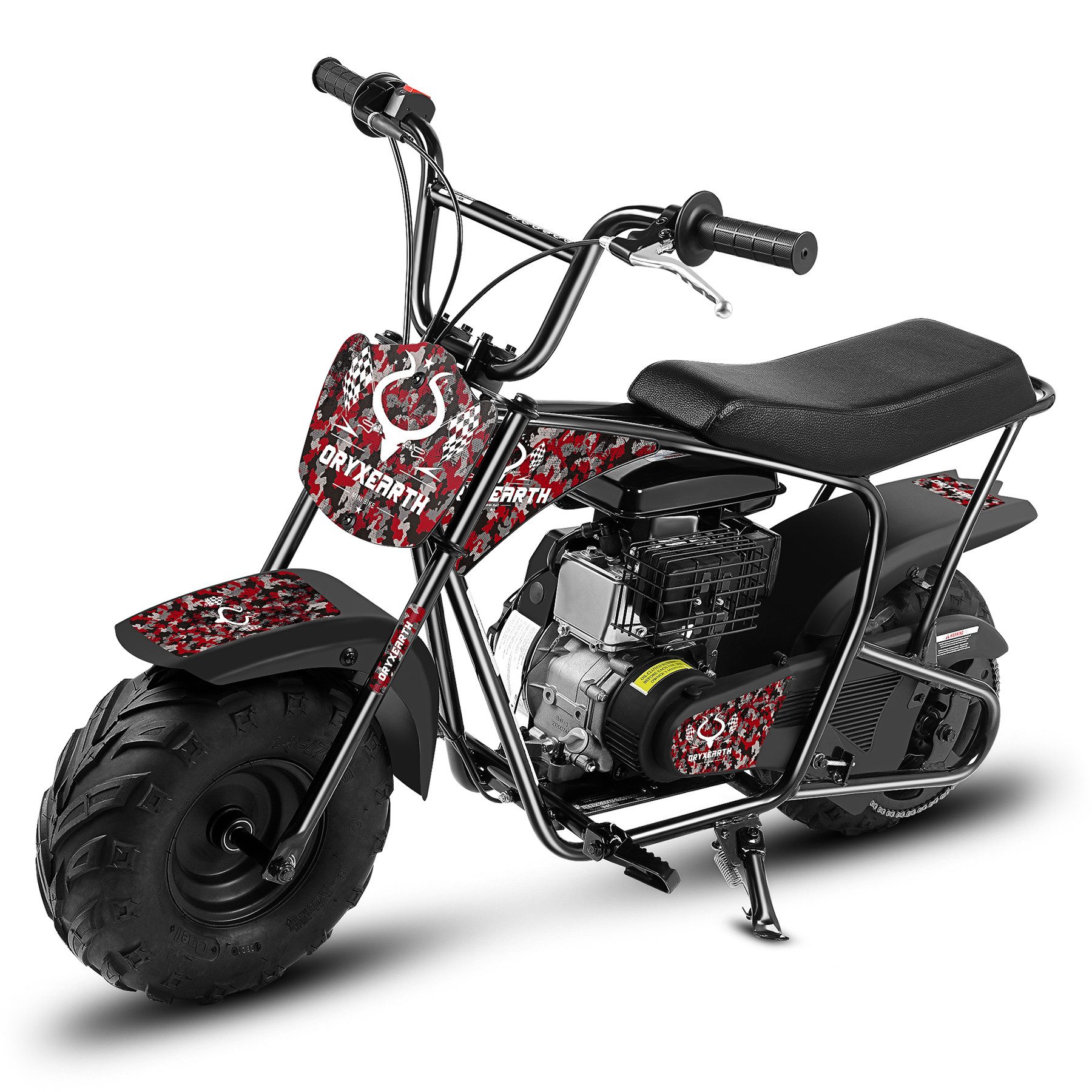 Oryxearth Dirt-Bike Pocket bike Minicross 105cc 20km/h Gasbetriebenes Offroad-Motorrad