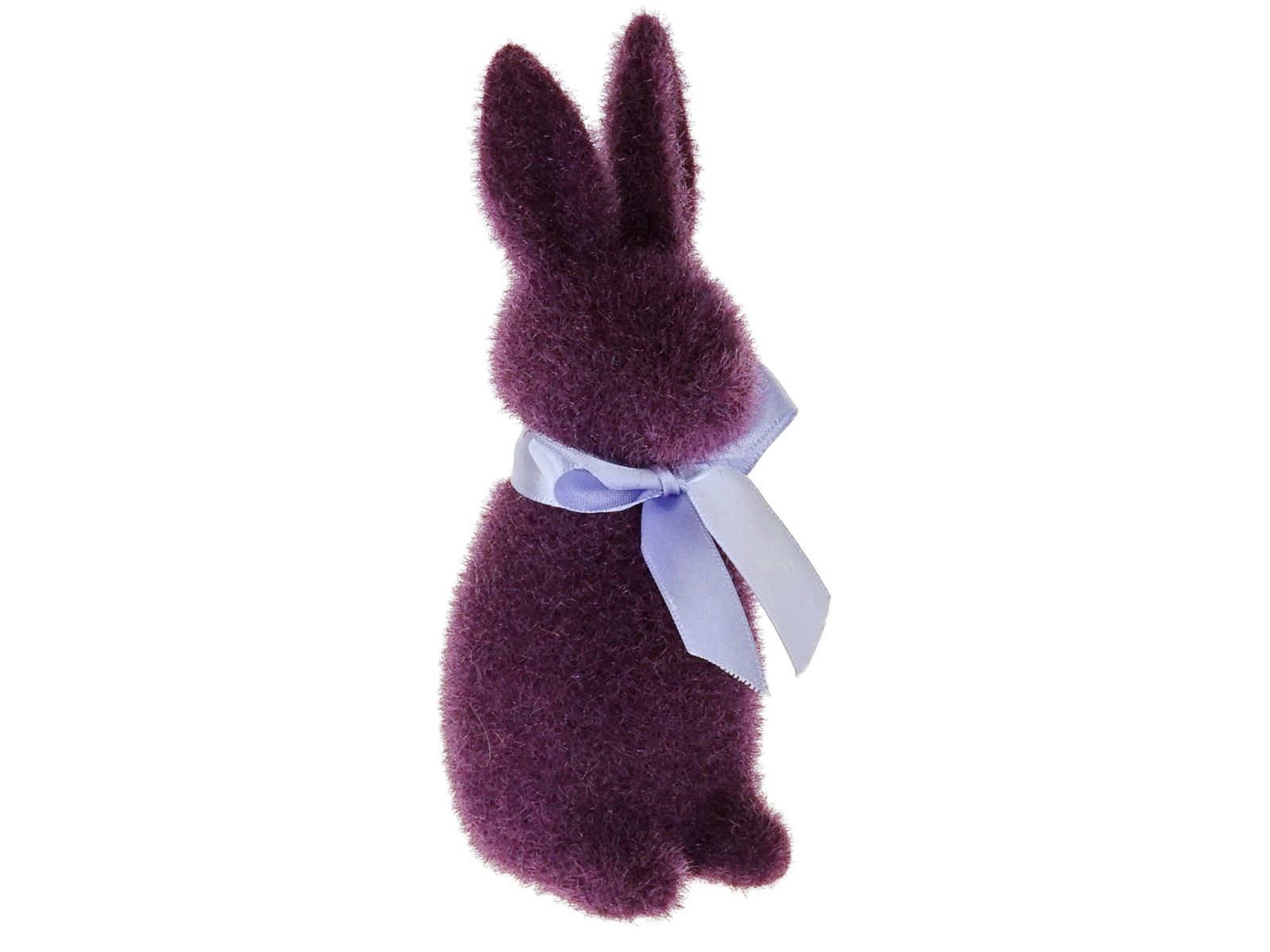 Werner Voß Dekofigur Hase mit Schleife lila 6,5x5x15 cm