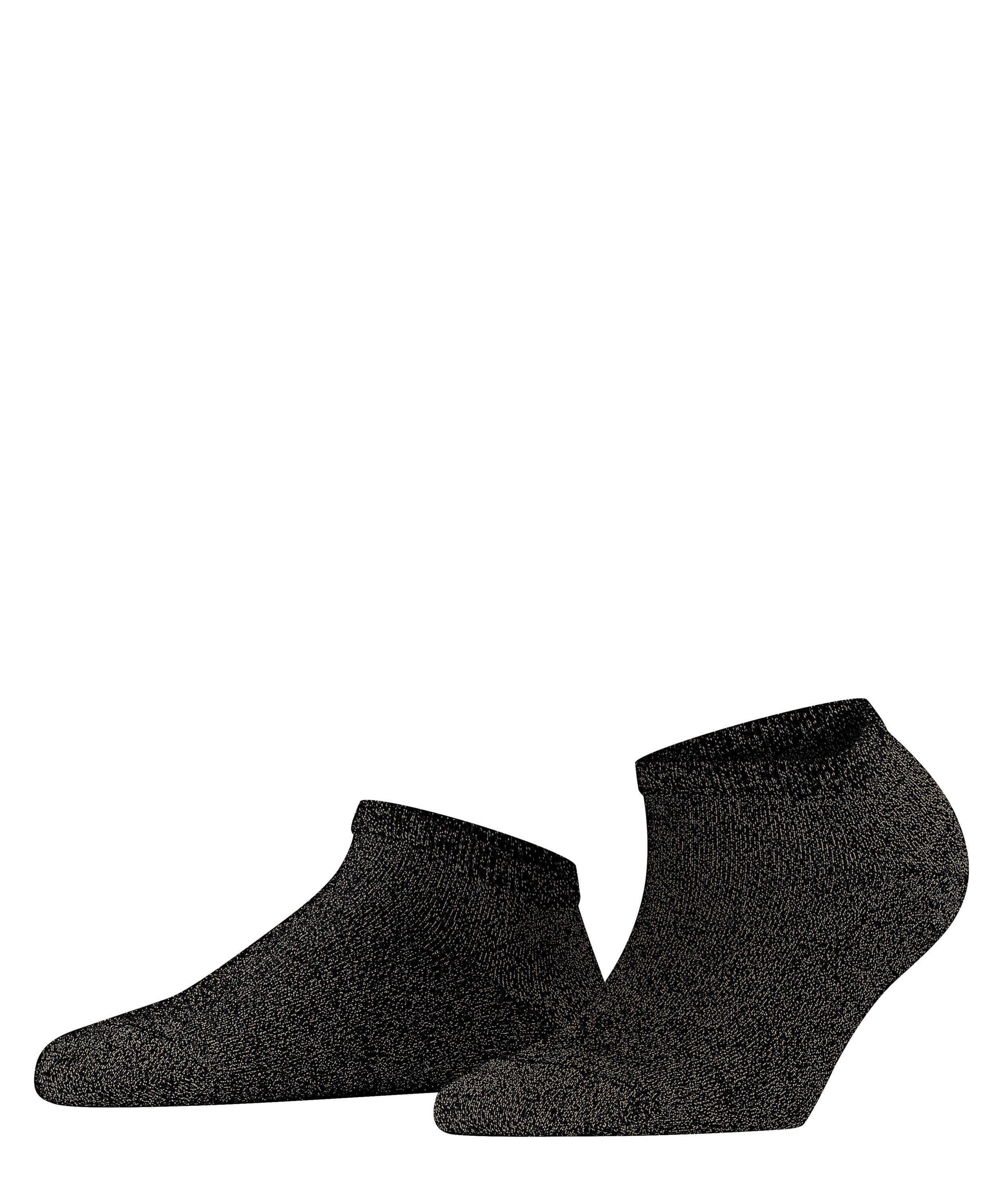 FALKE Sneakersocken Shiny (1-Paar) mit allover Glanz black (3000)